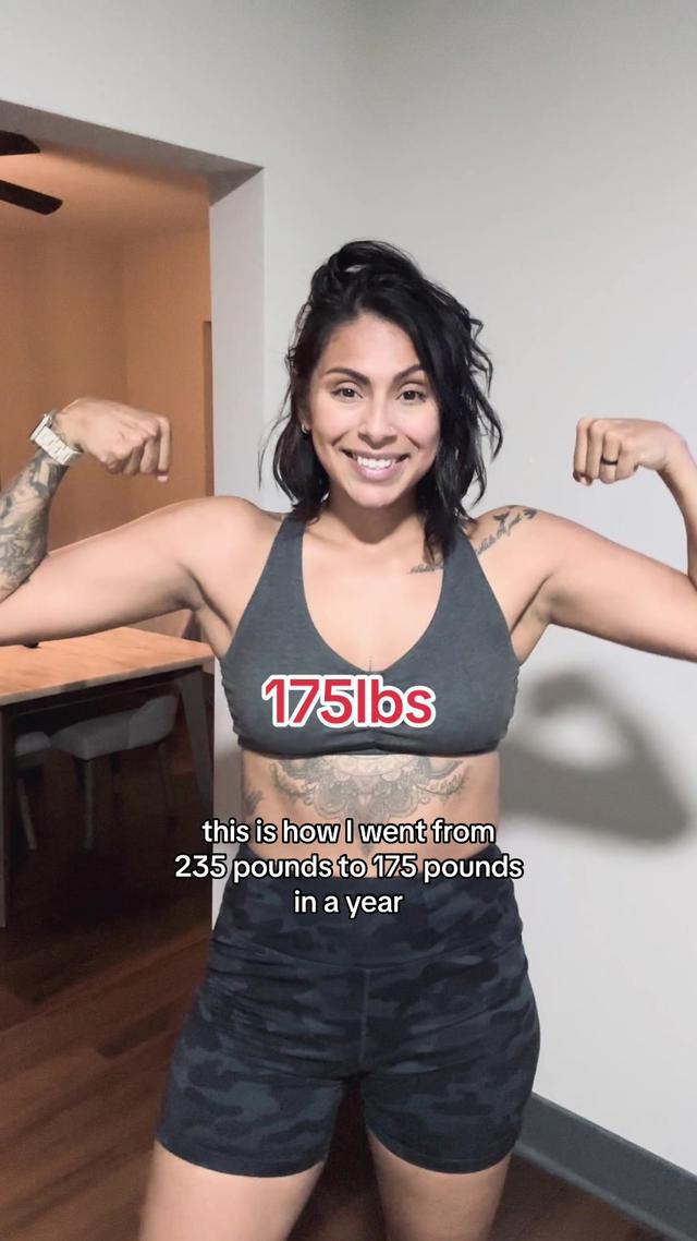 235lbs - 175lbs in ONE YEAR... Allison's journey leaves me speechless, watching her find herself again through exercise is so inspiring. It's never too late to take that first step to finding yourself again.  Drop a ❤️ if her story inspired you! @Allison Macias  #transformation #weightlosstransformation #growwithjoapp #growwithjoappresults #fitnesstransformation