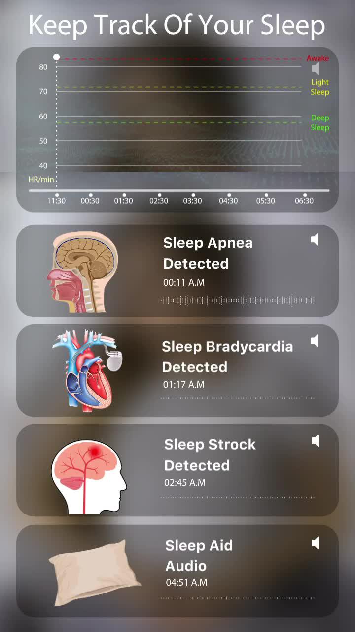 Get a good night’s sleep and learn your patterns with Sleep Tracker.