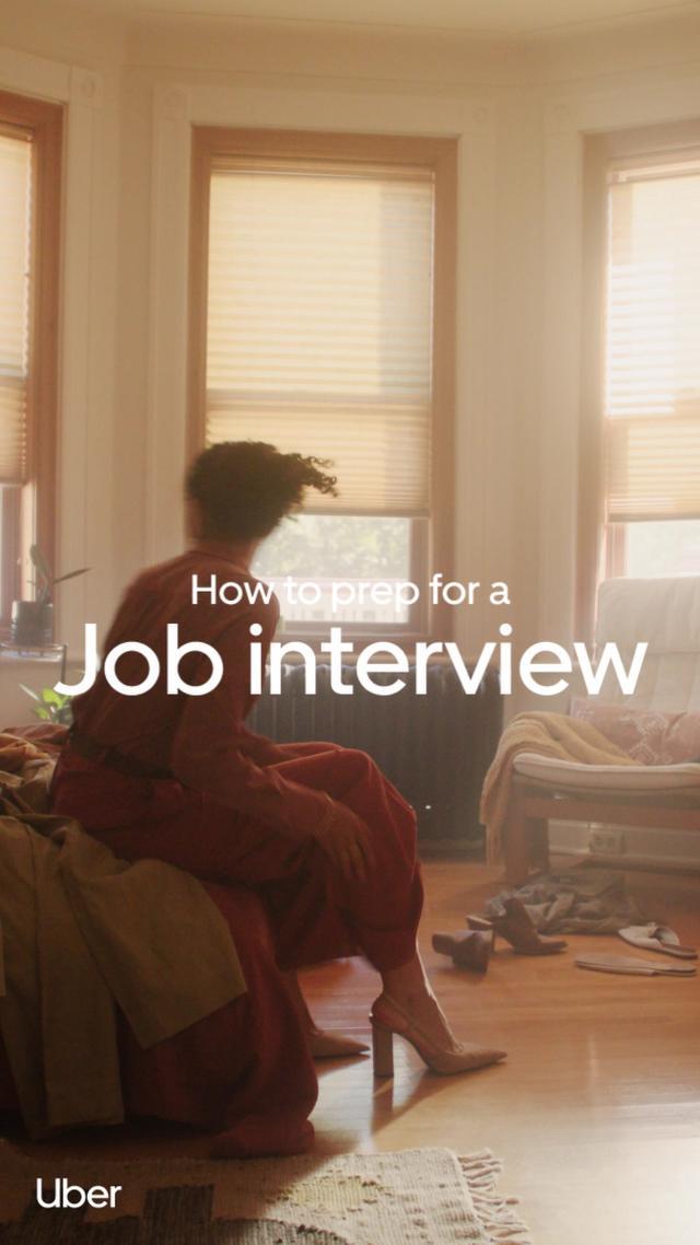 Job interview? Planning your ride there in advance with @Uber Reserve is the first step to success. 