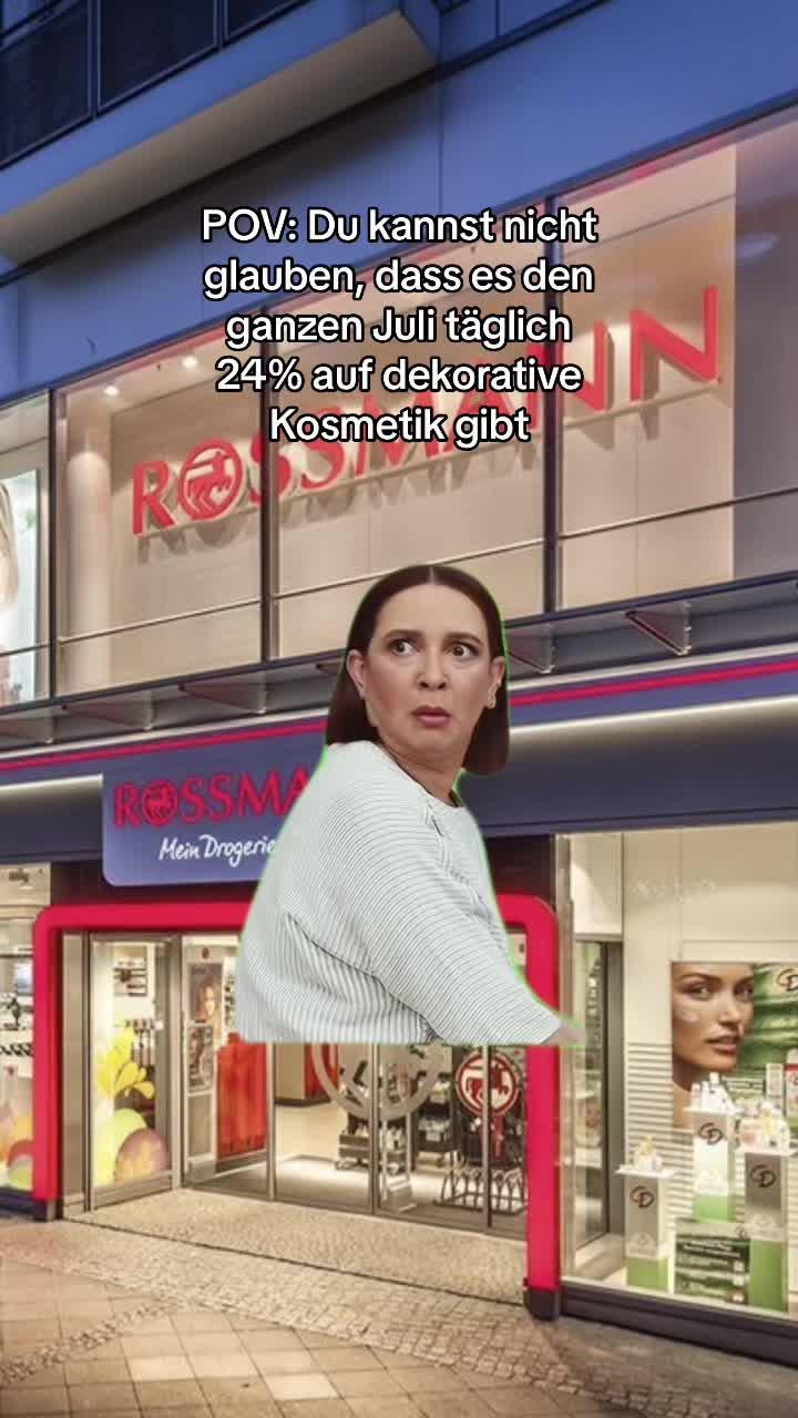 24% AUF DAS GESAMTE SORTIMENT DER DEKORATIVEN KOSMETIK?! 🥵 DU HAST HEUTE EIN DATE MIT DEINER ROSSMANN FILIALE! ➡️ #beautyjuli #rossmann #sparen Nur mit der ROSSMANN-App einlösbar. Gültig vom 01.07.24. bis 31.07.24. Coupon aktiveren und App an der Kasse scannen. Nur auf Produkte aus unseren Kosmetiktheken und Kosmetikzubehör. Nicht in allen Filialen erhältlich. Nur solange der Vorrat reicht. Keine Barauszahlung möglich. Nicht mit anderen Aktionen kombinierbar. 