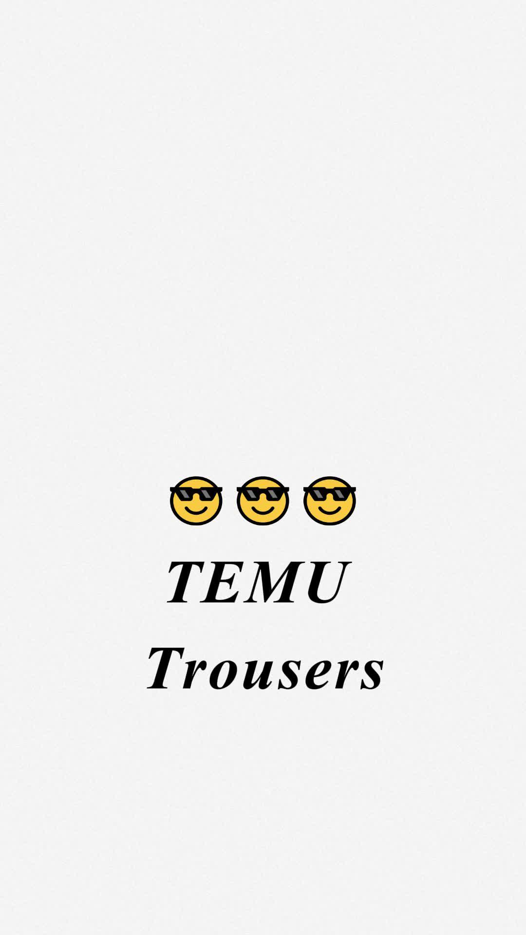 TEMU Trousers Code: dmw5569 for #temu up to 90% off or check link in 🔍90% off code: dmw5569 https://temu.to/m/ult54679o4a (app new users only with qualifying orders) Free shipping on items shipped from Temu, Free Returns for up to 90 days! #temuoutfits #temustyle #summeroutfits #tryonhaul #outfitideas #ootd #summerdress #sumner #2024trends