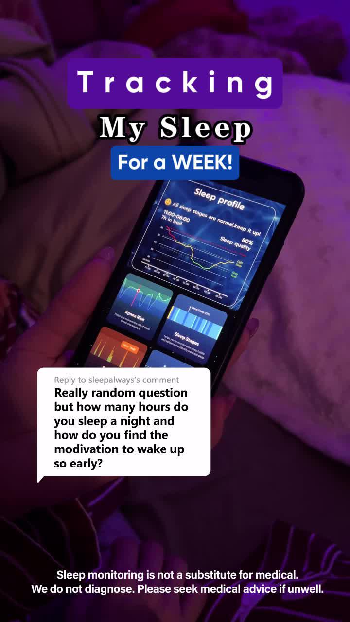 Get a good night's sleep and learn your habits with Sleep Tracker.