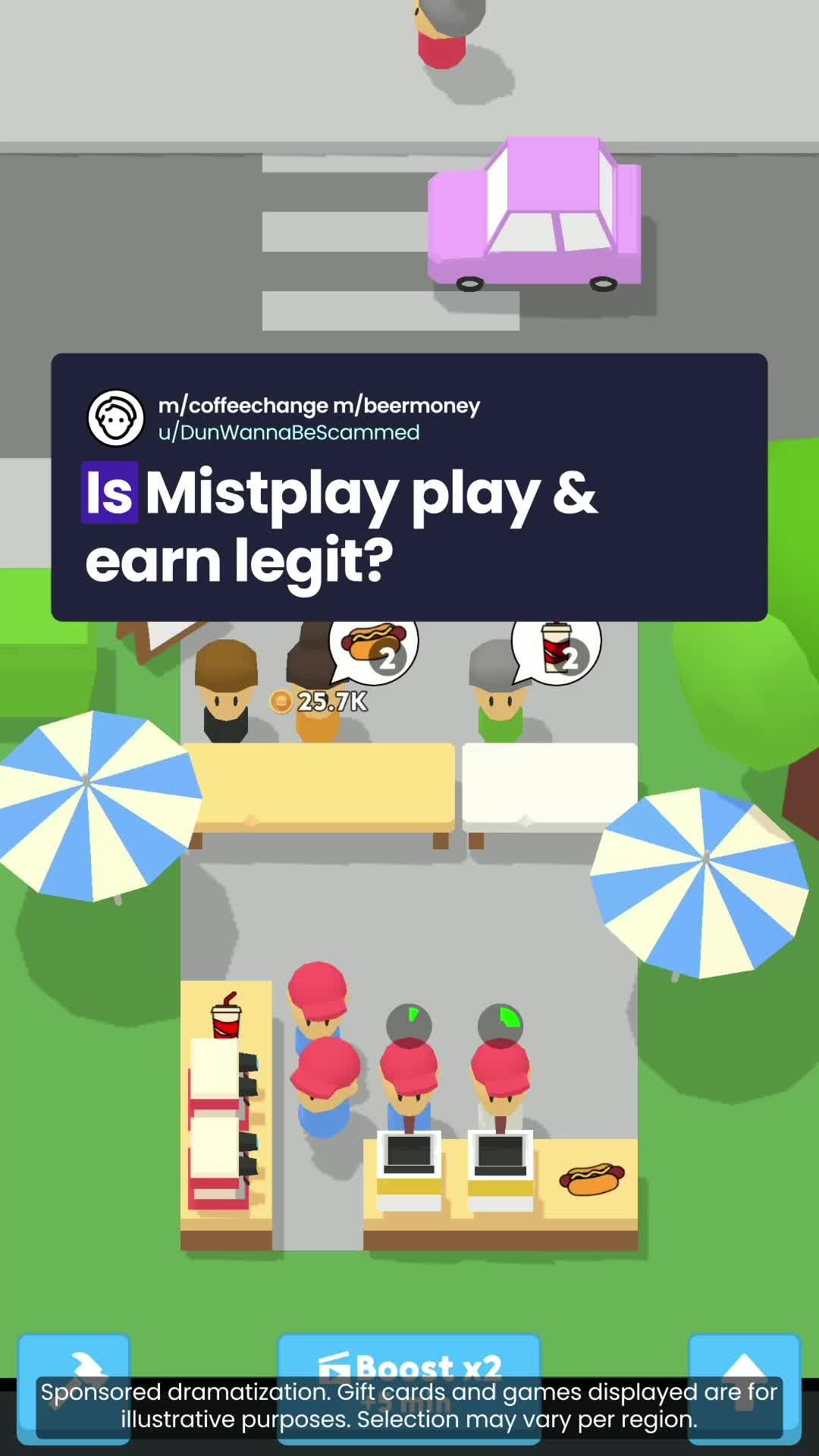 Play games, earn rewards. Level up with Mistplay.