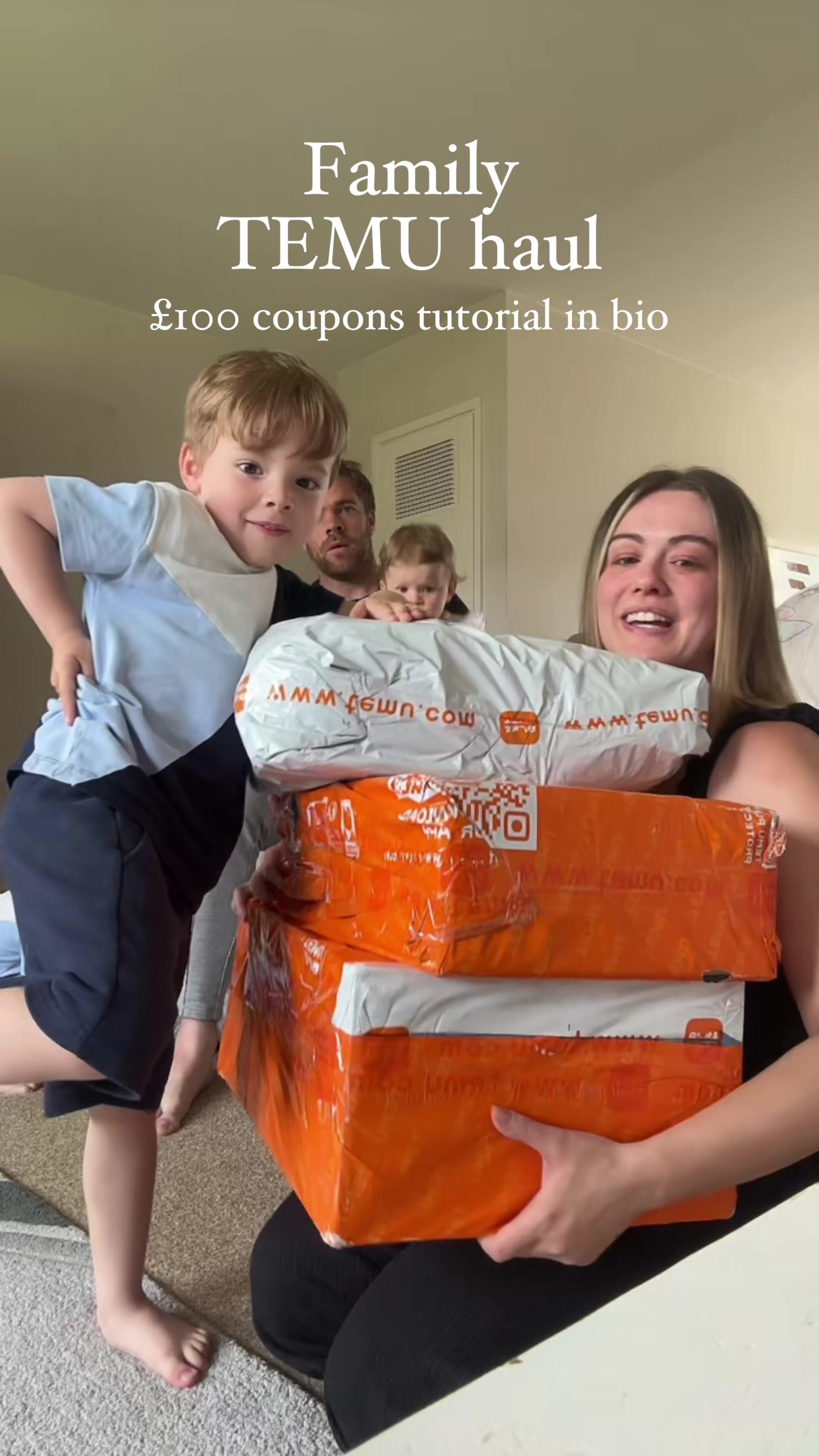 Family TEMU Haul 🌸🧸🛒  we are obsessed ❤️ code: dnj3355 for £100 off! 🔗 in bio #temu #temuhaul #temufinds #familyhaul #momtok #momlife #momhacks @Temu 