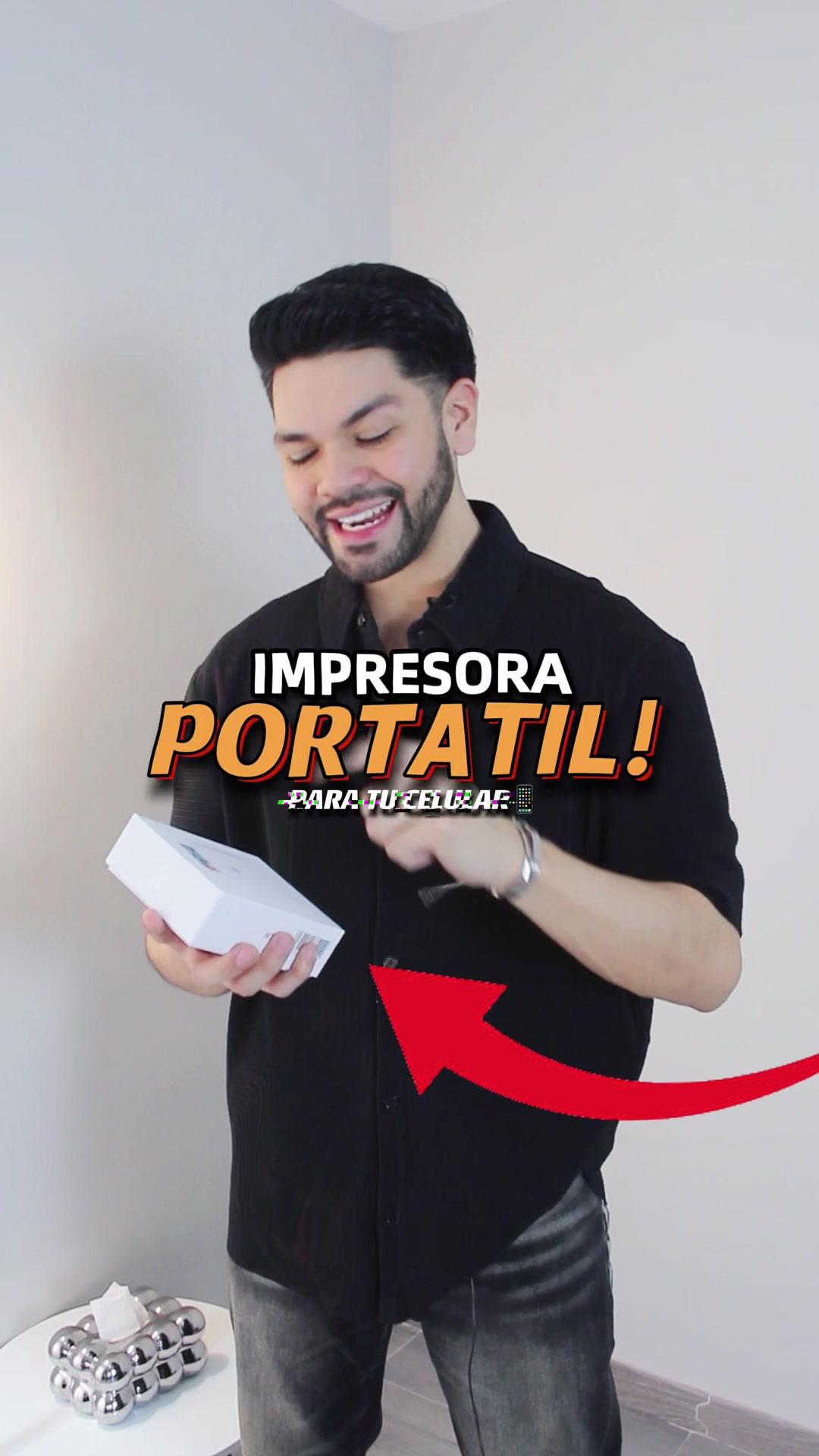 Mini Impresora portátil para Celular 📲😱 Utiliza mi código: dkv3523 Y obtén descuentos de hasta el 90% (link en mi perfil) #temu #temumexico #coupontemu2024 #cupontemu #fyp #parati #fashiontips #tecnologia #impresoraportatil #pongamosloaprueba #impresoratermica #techtok