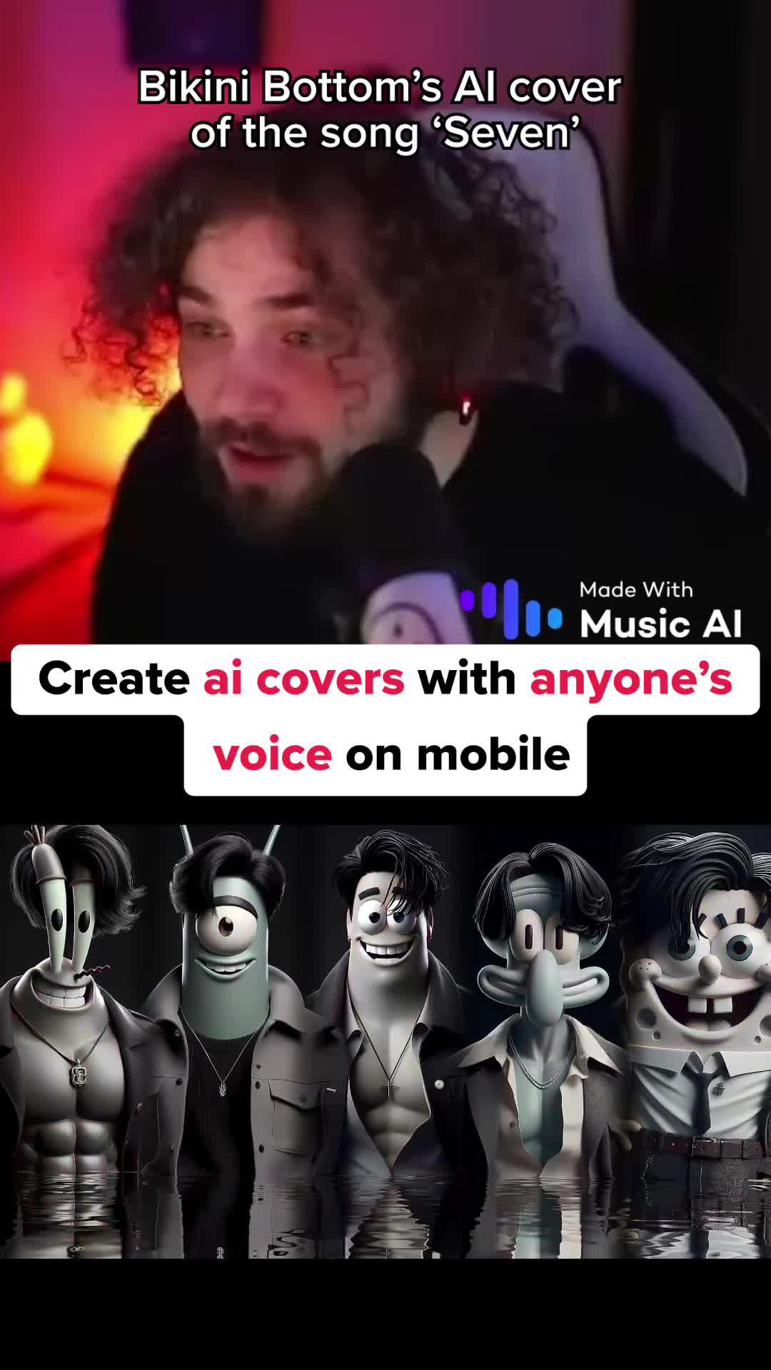 Create AI covers with your own voice on mobile