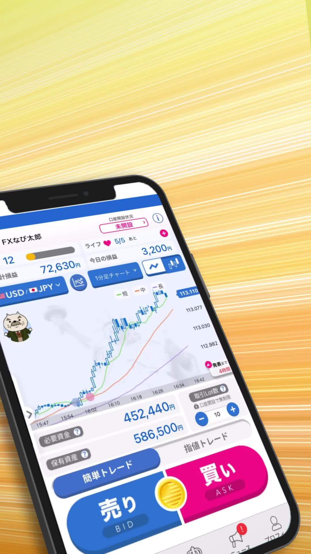 FXがゲームでわかるアプリが話題