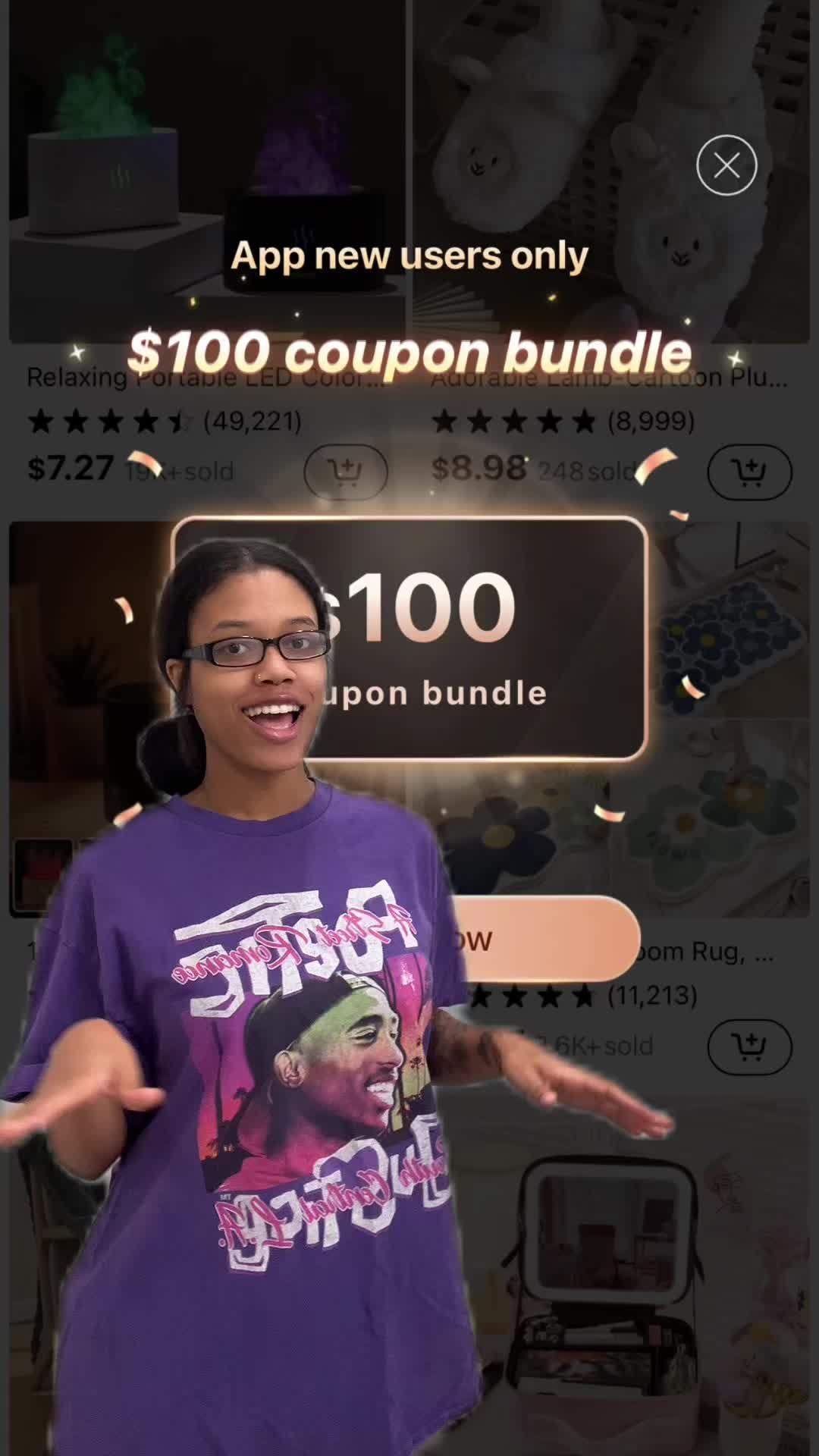 such a good deal!! dont miss out 🧡 code is “ DKY4298 “ in #temu search bar. #temumethod #temucode #greenscreen