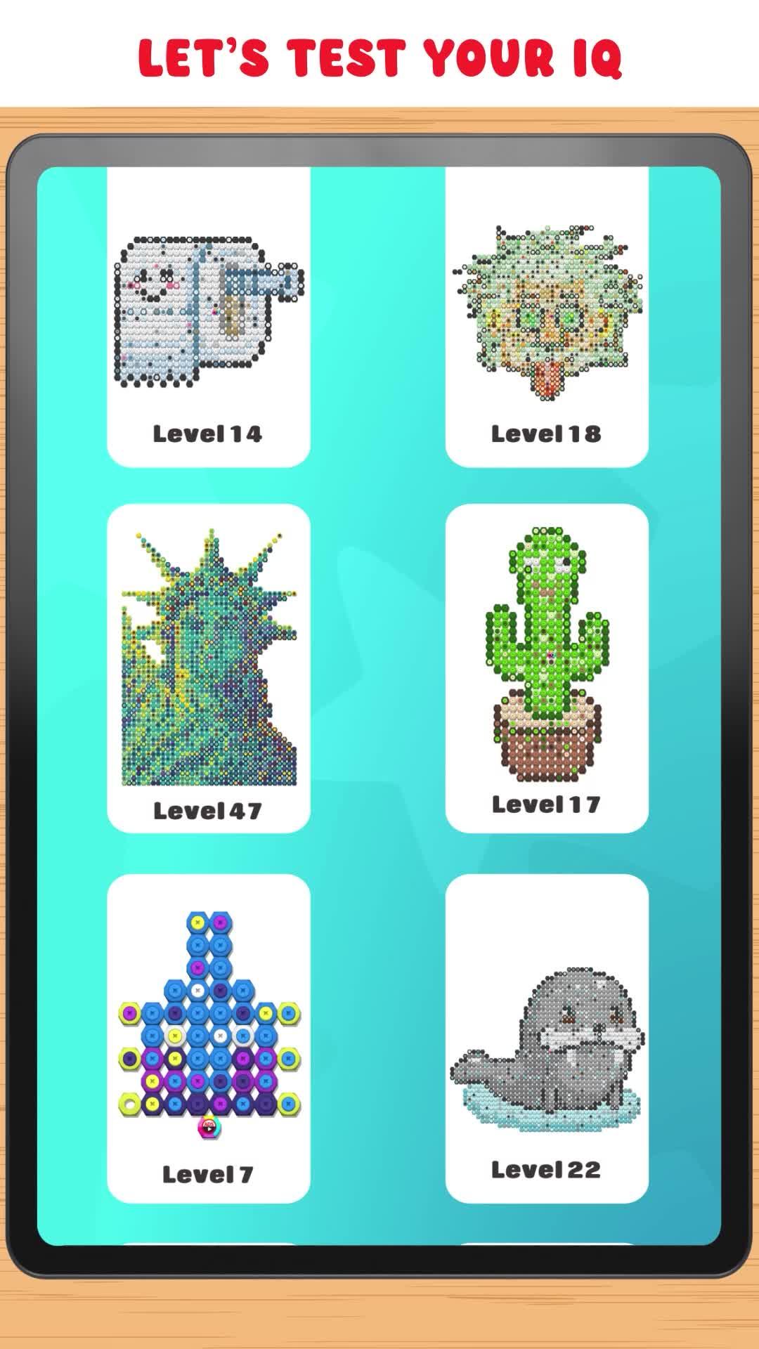 Match color of bolt to the nut.