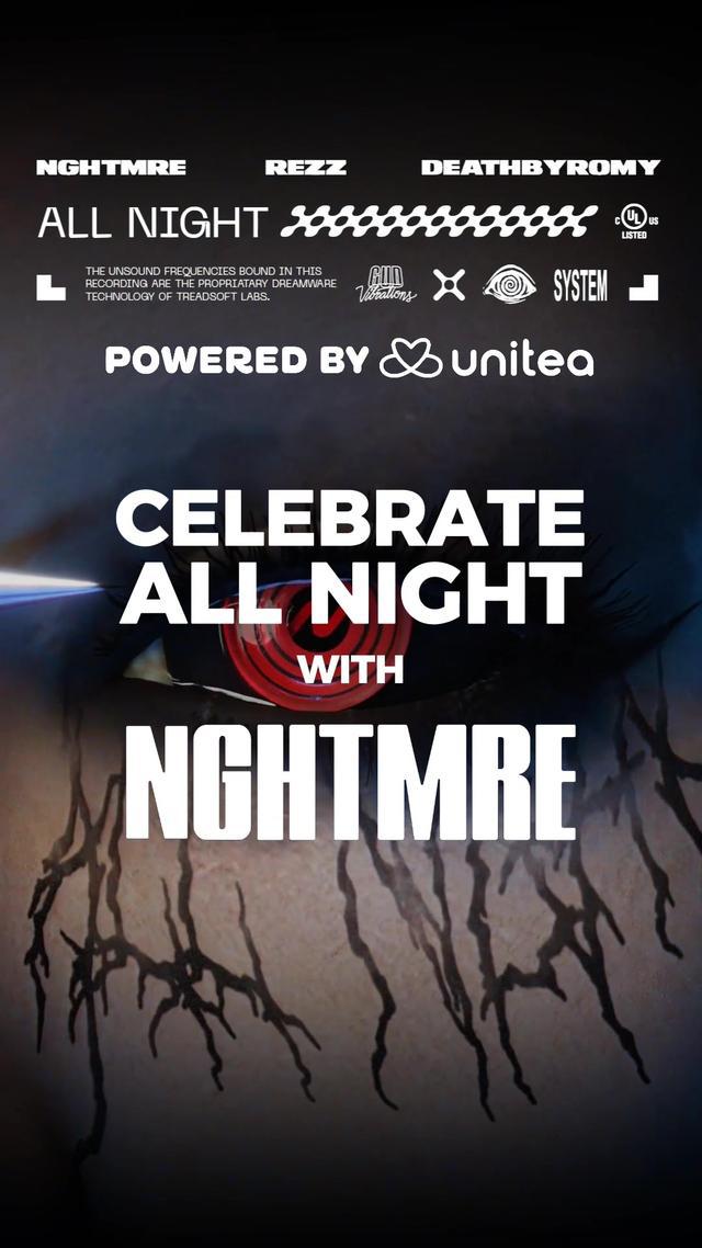To celebrate the release of @NGHTMRE and @REZZ’s new track “All Night” we’re teaming back up with NGHTMRE to give one lucky Grand Prize Winner the chance to celebrate with him all night this New Year’s weekend at @Countdown NYE 🎉 The Grand Prize includes • 2 Guest List Passes to Countdown NYE • Travel expenses covered (up to $2,500) • A chance to hang with NGHTMRE backstage! To enter: 1) Download the Unitea App 2) Stream the song All Night by NGHTMRE & Rezz in-app 3) Create a Vibe with All Night by NGHTMRE & Rezz 1 Stream + 1 Vibe = 1 Entry Make sure you get your entries in by 12:00 PM ET on 12/20 ⏰ The winner will be announced on 12/21! Must be 18+ and a current US resident