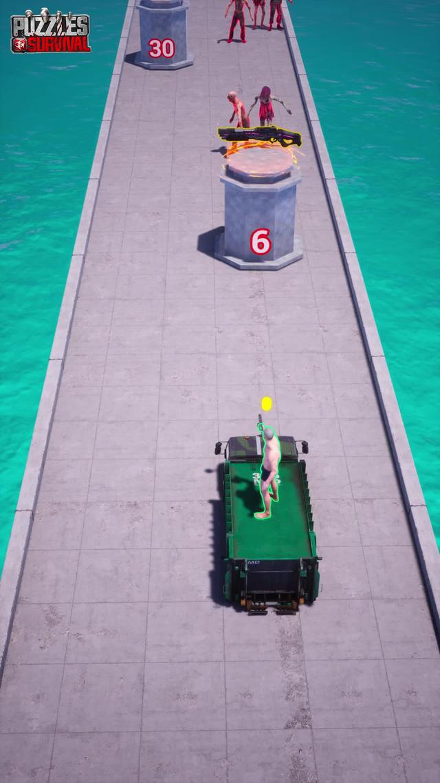 Zombie is coming! Solve the puzzle and save yourself!