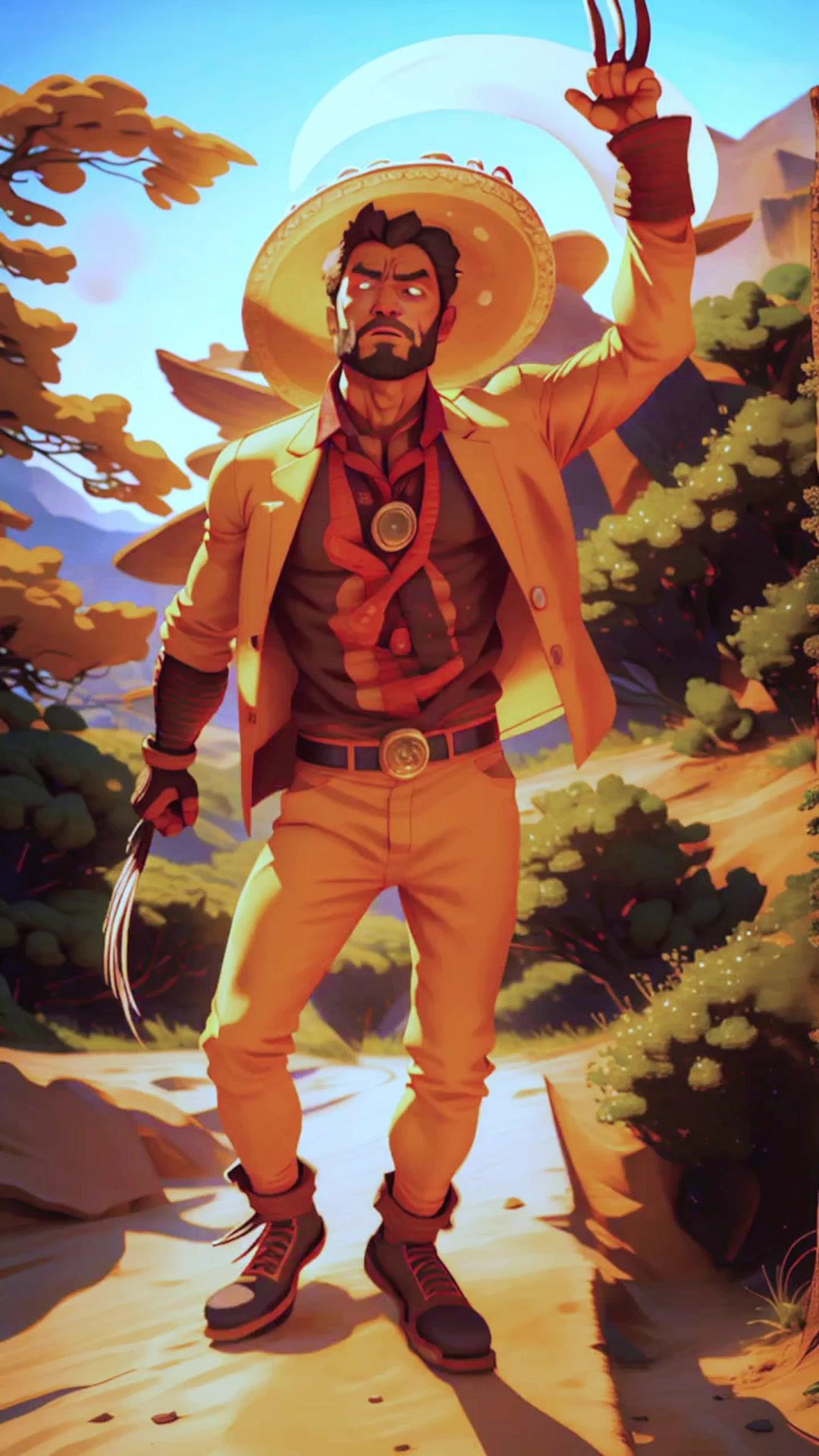 Unleash the beast with Wolverine | AI app  #ai #diffuse #diffuseai #diffuseapp #dance #dancechallenge #wolverine #marvel