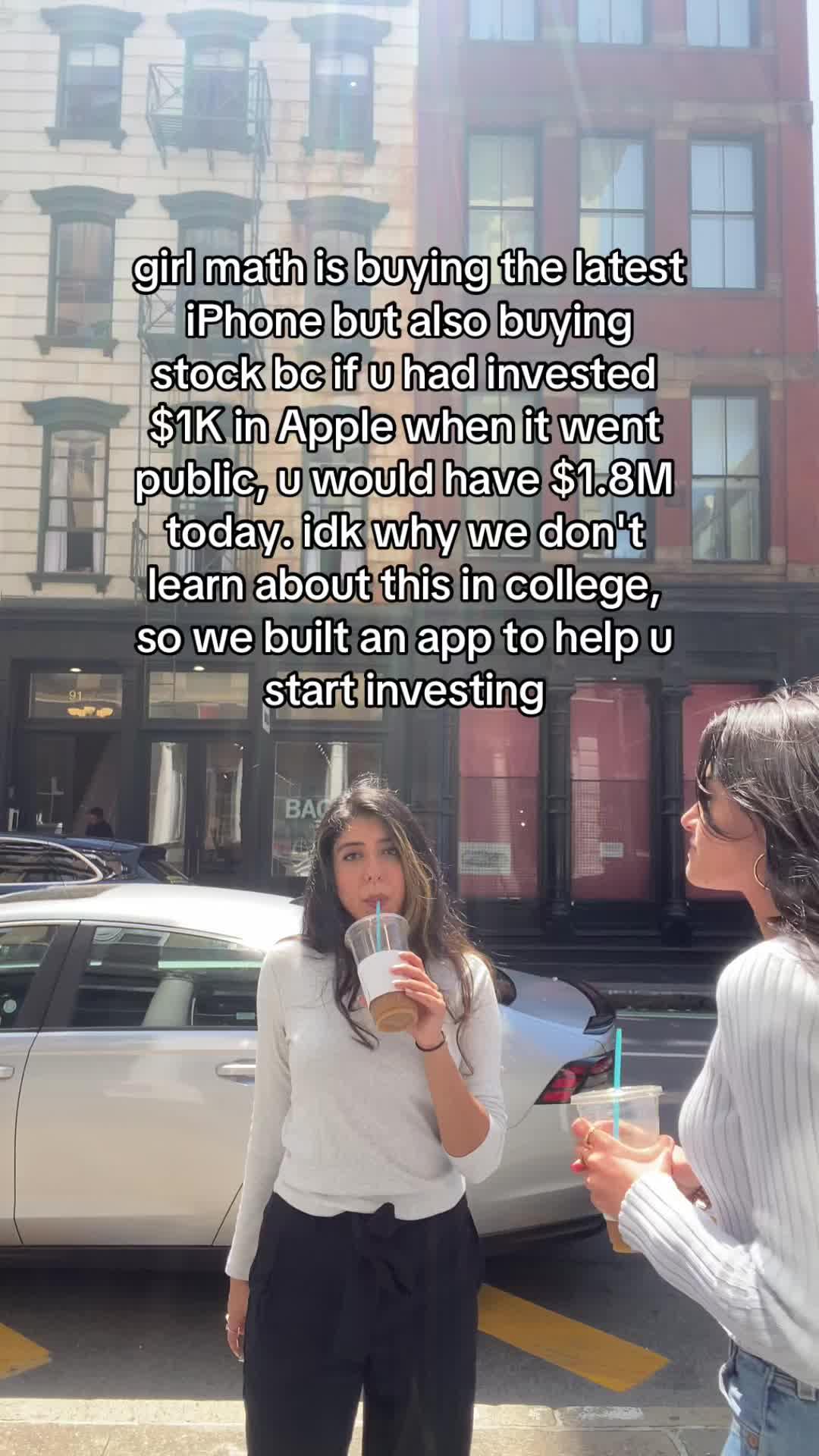 Apple stock is up +15% this month 🔥 don't wait to start growing your wealth. The app is called Alinea 💸 #alineaapp