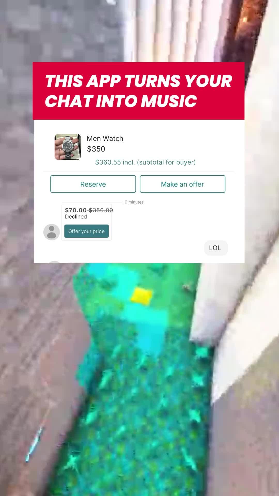 This app turns your chat into song!