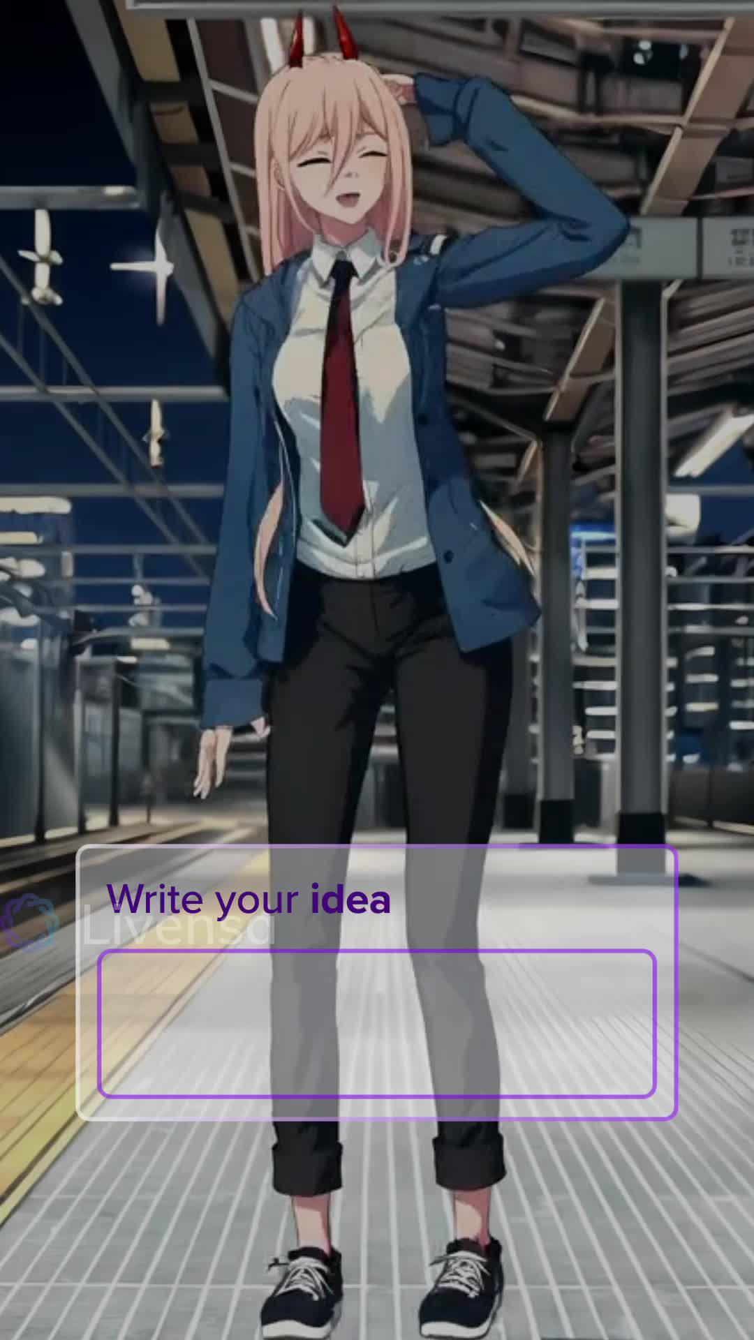 Create Al videos with your own words on mobile