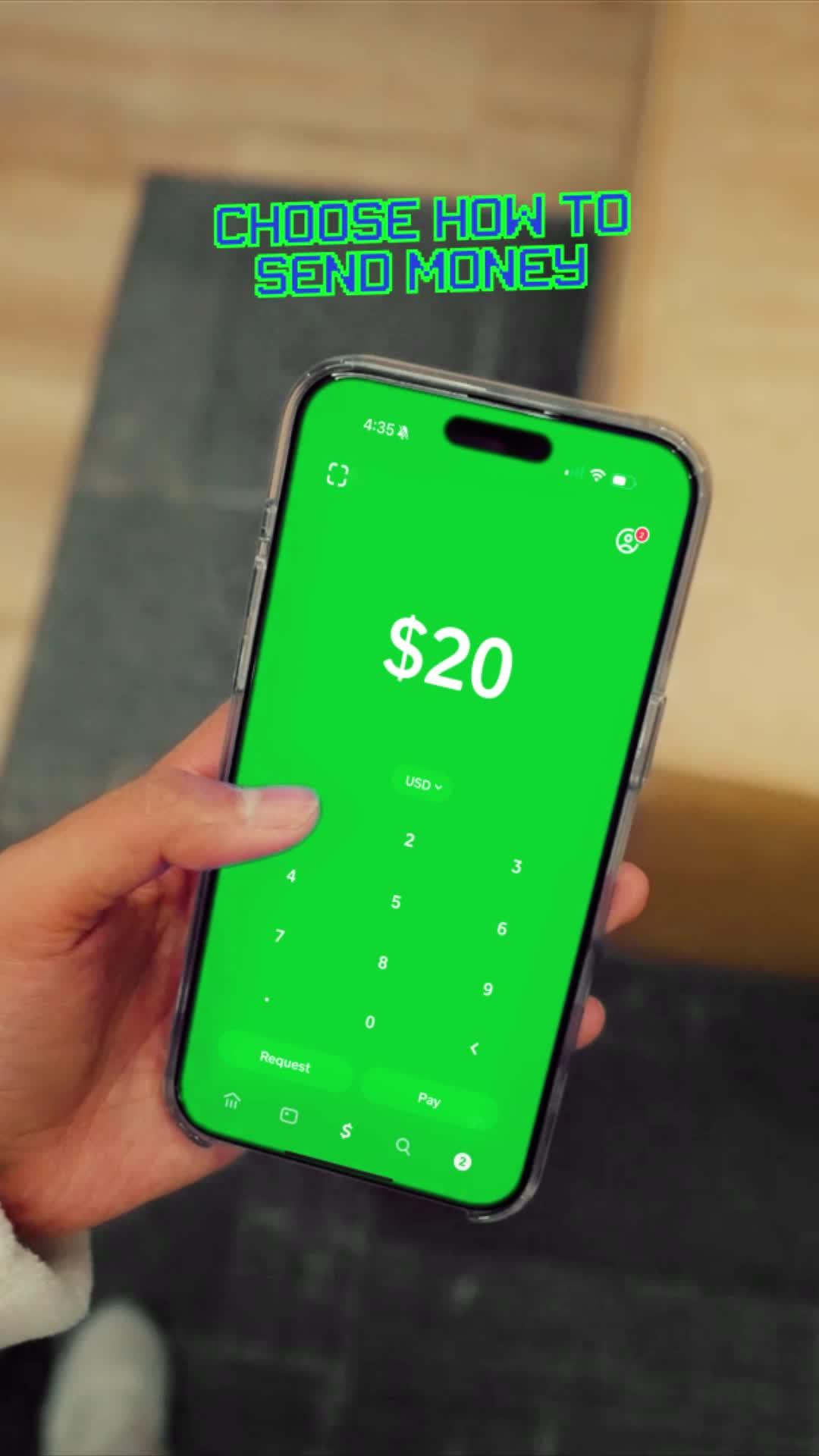 Choose your player: send & receive money, bitcoin, & gift cards.