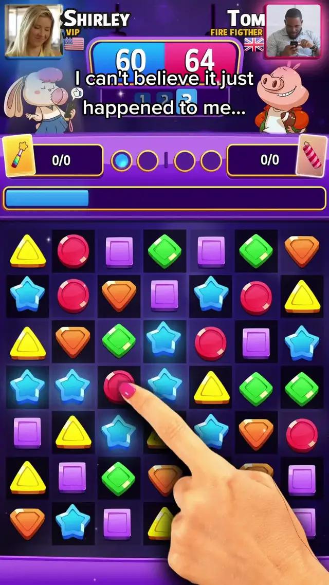 Compete one on one LIVE in this PVP puzzle game