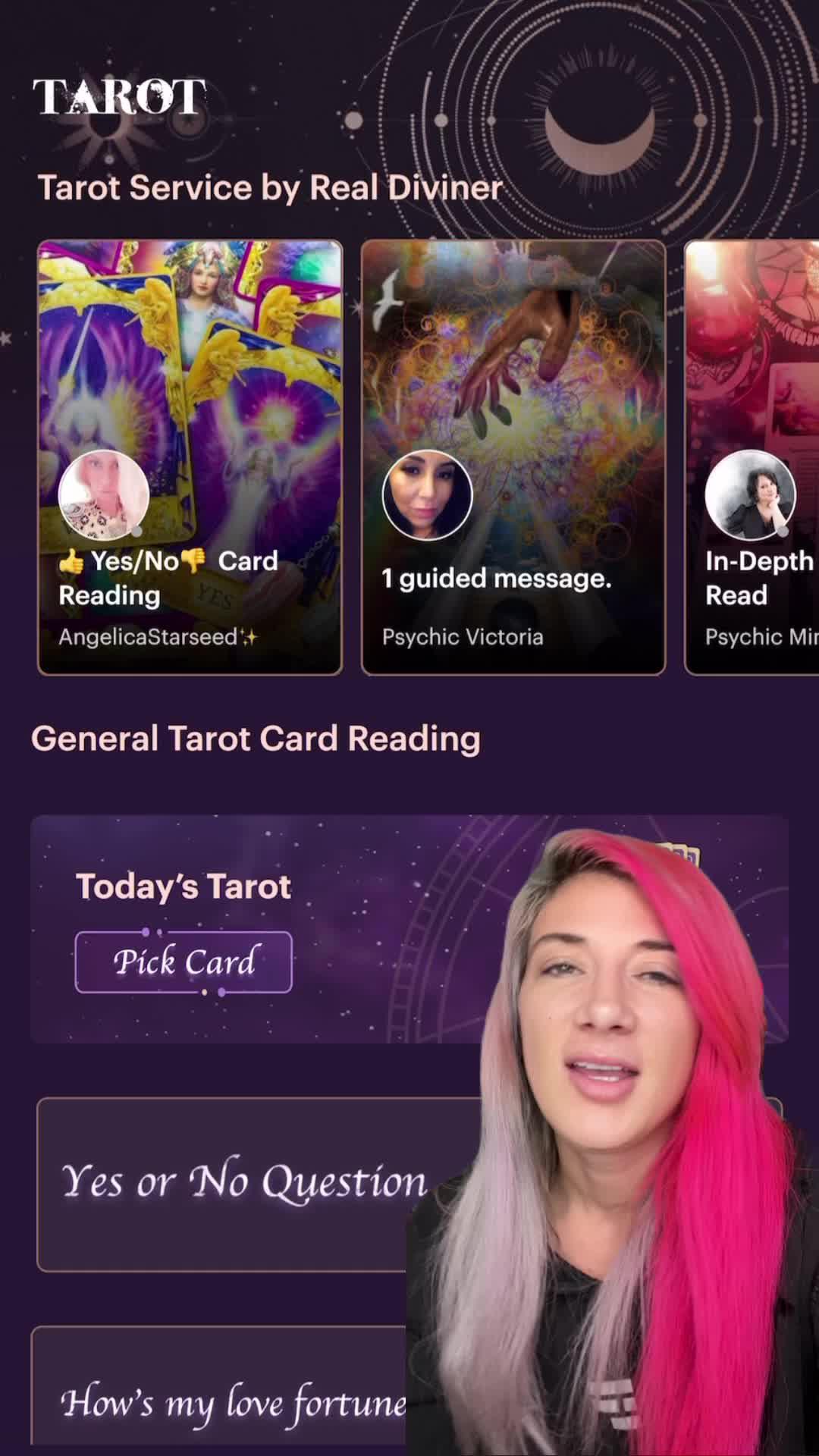 Get your tarot reading now!