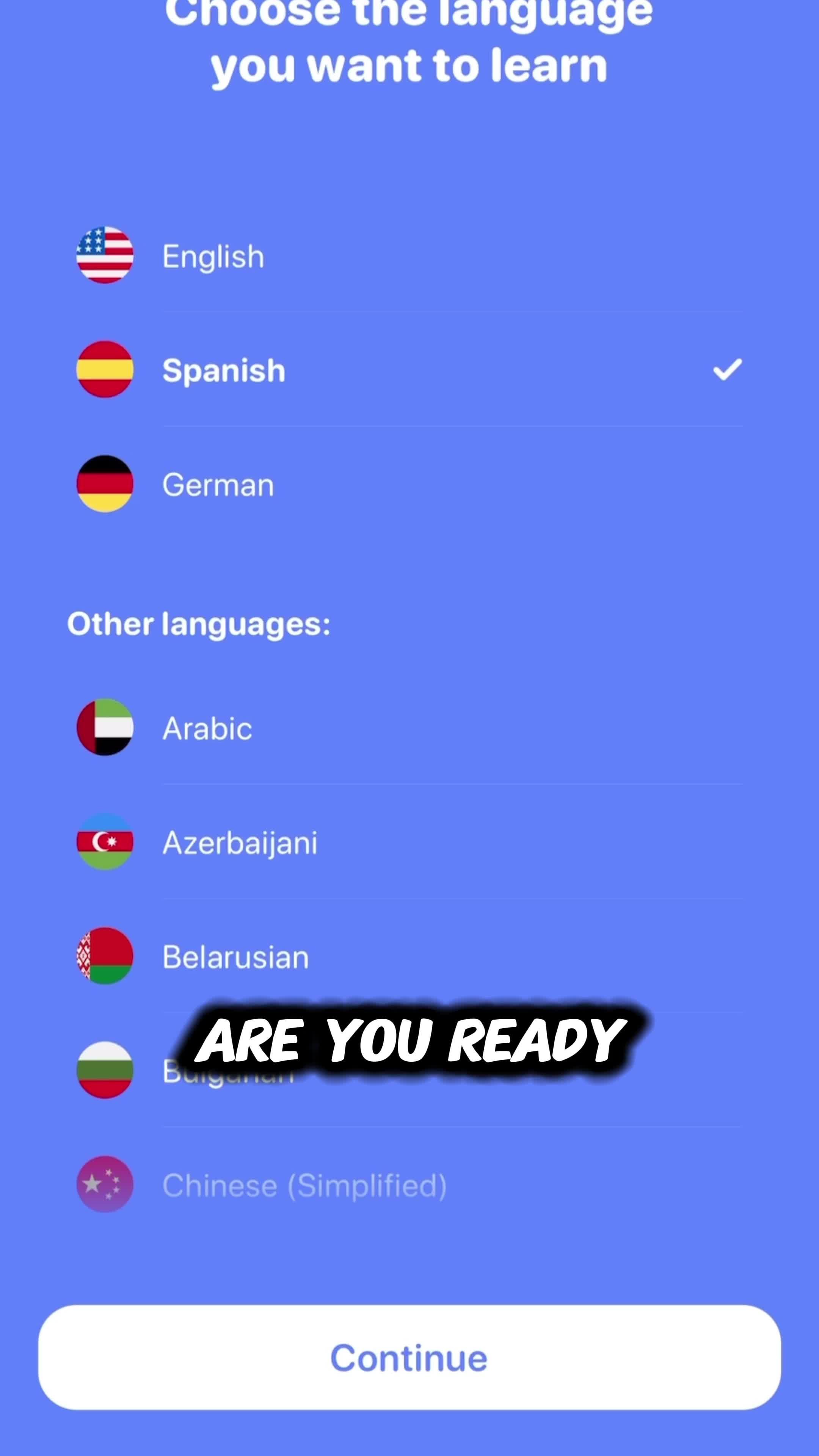 Are you ready to learn a new language?