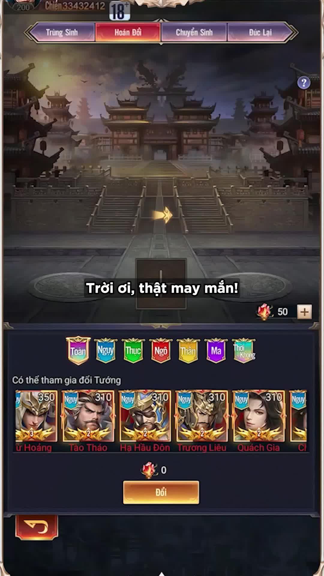 Fan Tam Quốc không nên bỏ qua game này! Tặng code quà cực đỉnh: Tuong5SaoNe