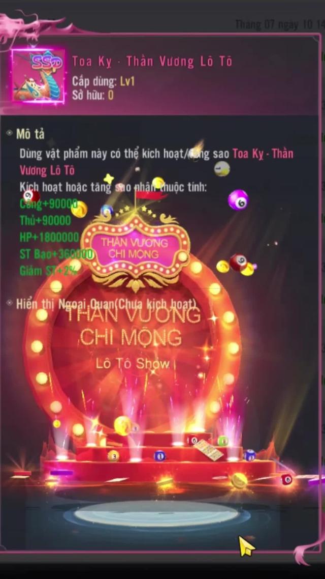 Tặng tọa kỵ Lô Tô cho 100 lượt tải đầu