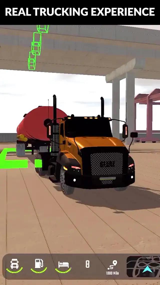 Real truck experience! Become a professional truck driver!