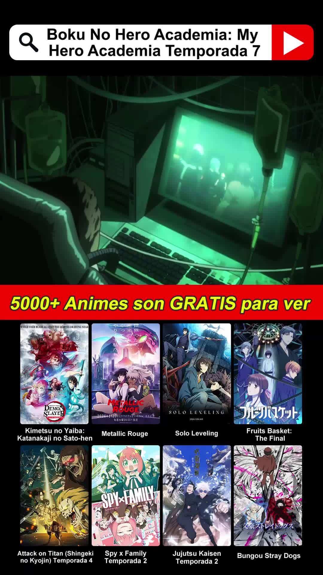 Descárgalo para ver el anime de sangre caliente.