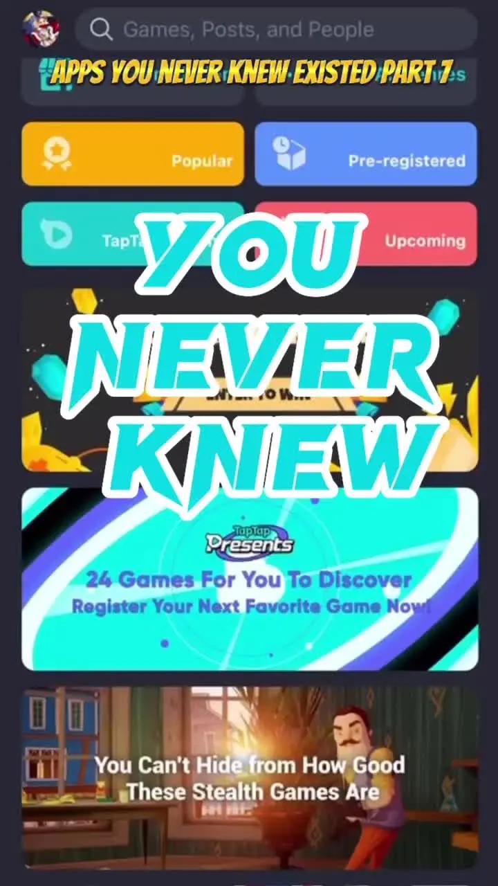 Gaming content built just for you. Download TapTap today！