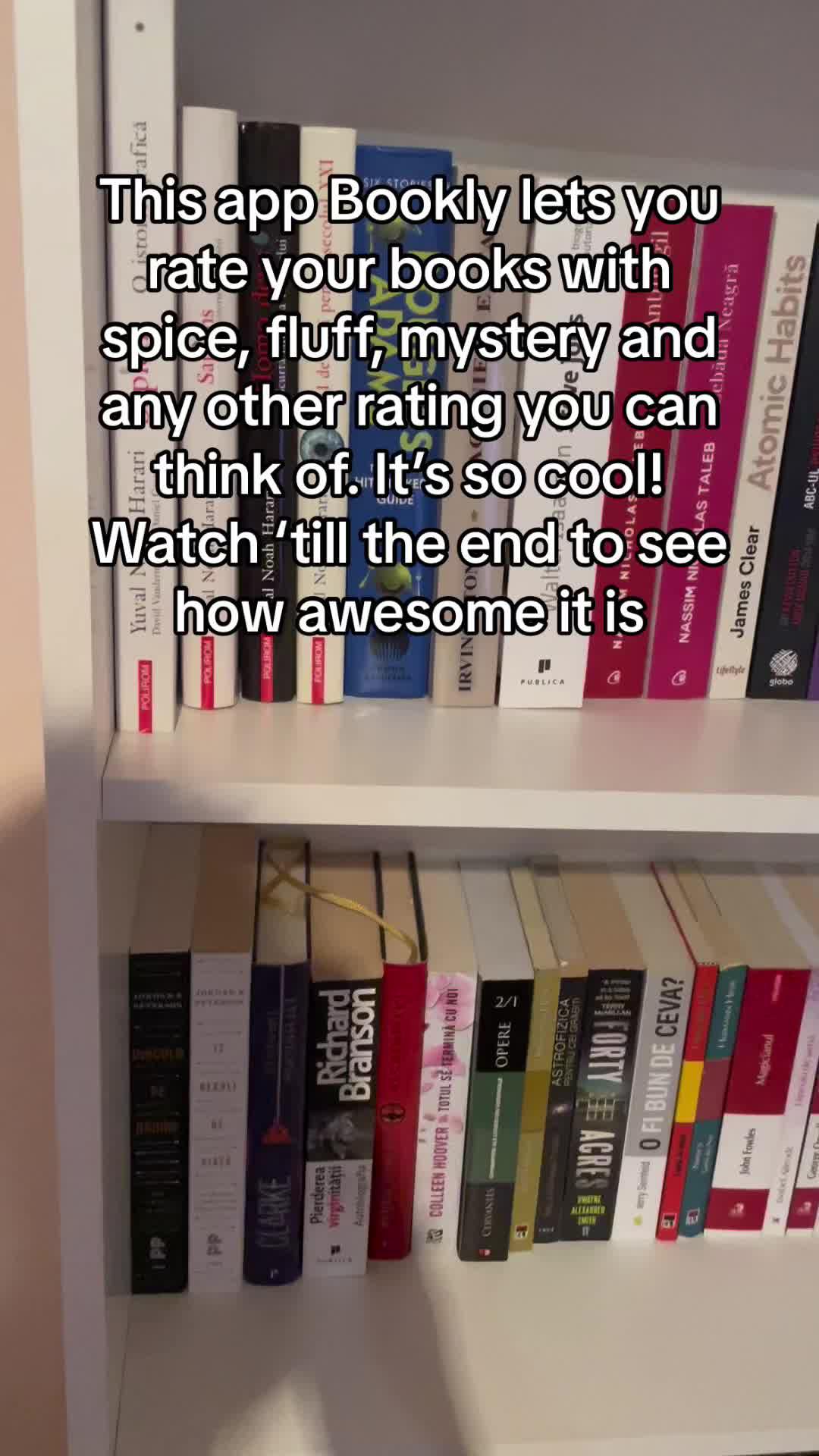 Rate your books with Bookly #booktracker #booktok #bookly 