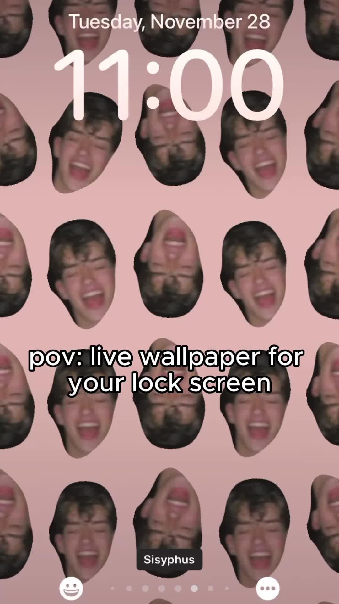 Live wallpaper for your lock screen