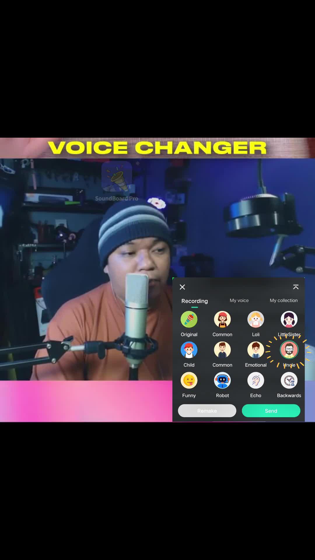 Haven't tried the voice changer while playing? Download to experience the fun of voice change