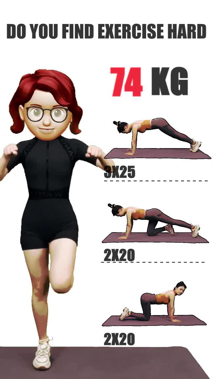 Chose difficulty level and start workout！