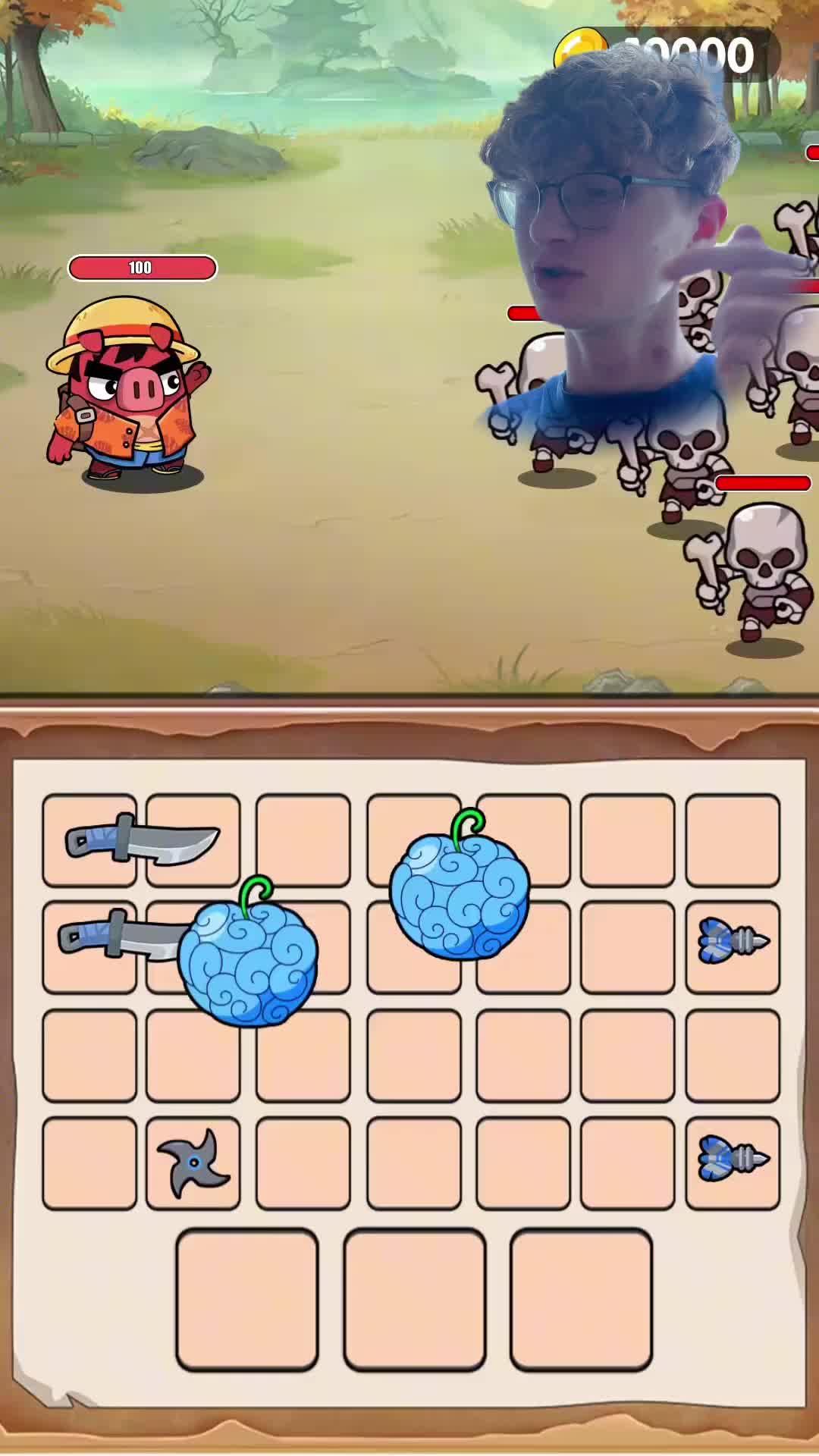 Collect powerful weapons and lead your piggy to victory!