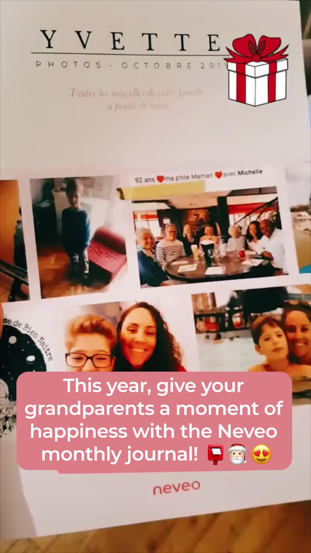 The monthly photo diary for your grandparents!