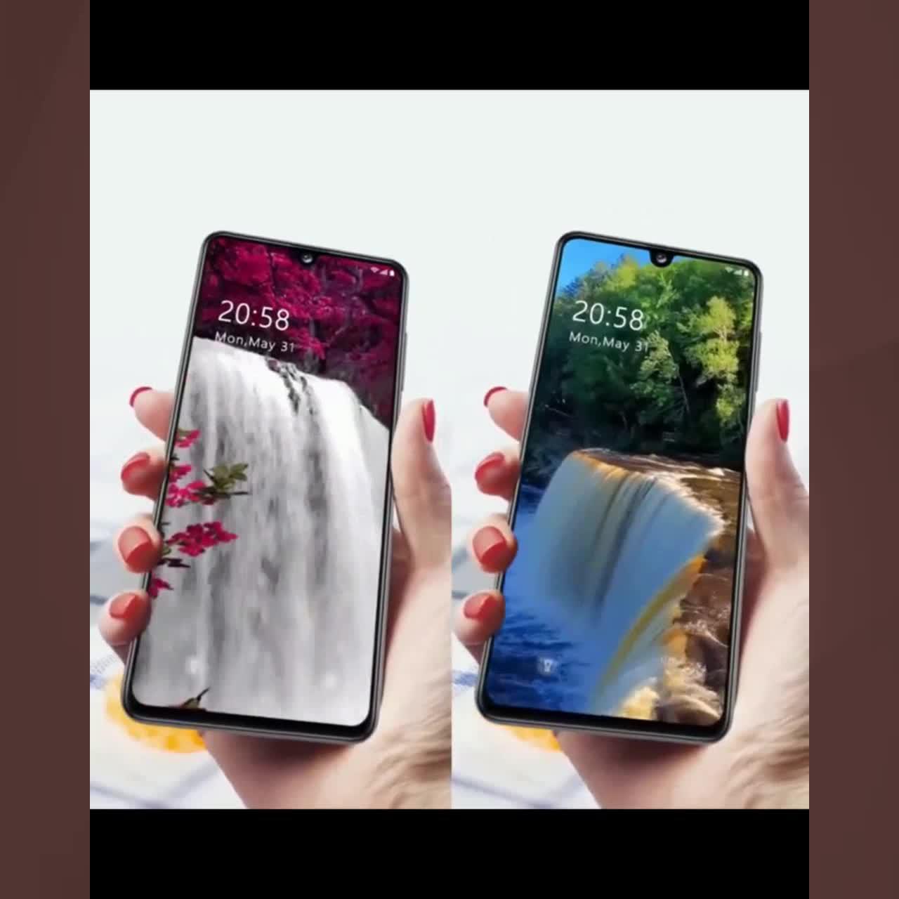 Color phone screen with 3D effect!