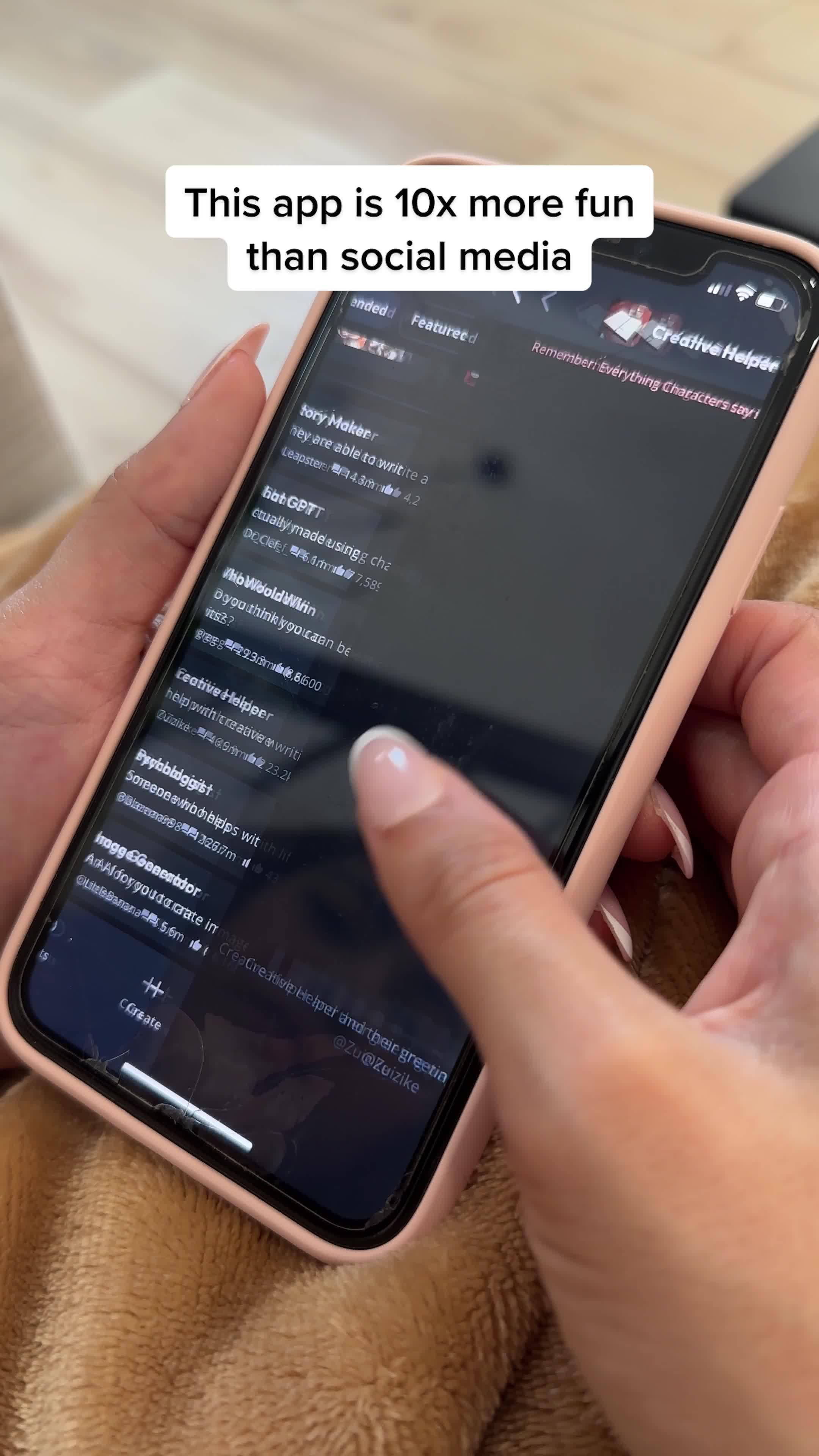 the FREE AI app you didn't know you needed - chat with AI and get unlimited messages with no ads.