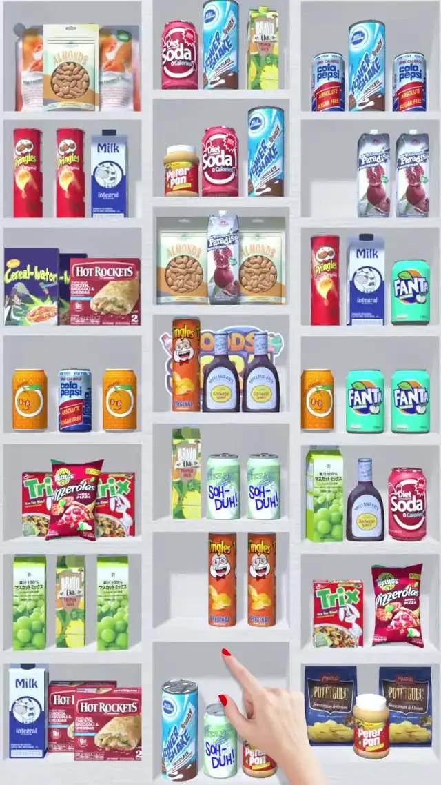 Find and match 3 same goods!