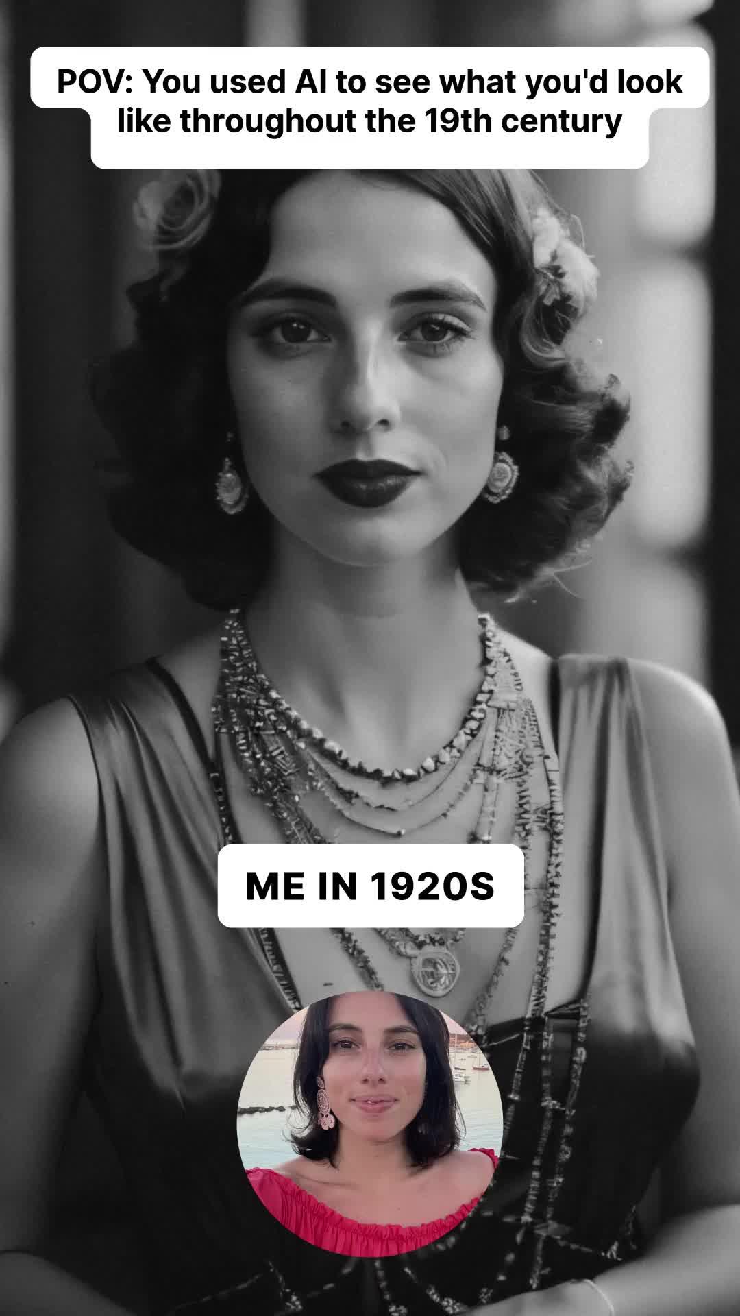 Upload your photos and let our AI generate stunning images of you in the 1920s, 30s, 50s, and beyond