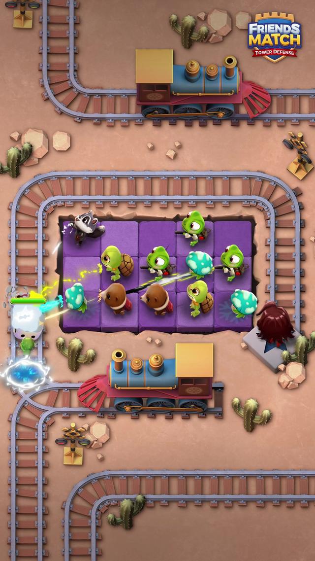 輕鬆享受的休閒防禦遊戲 合成夥伴，享受即時對戰!