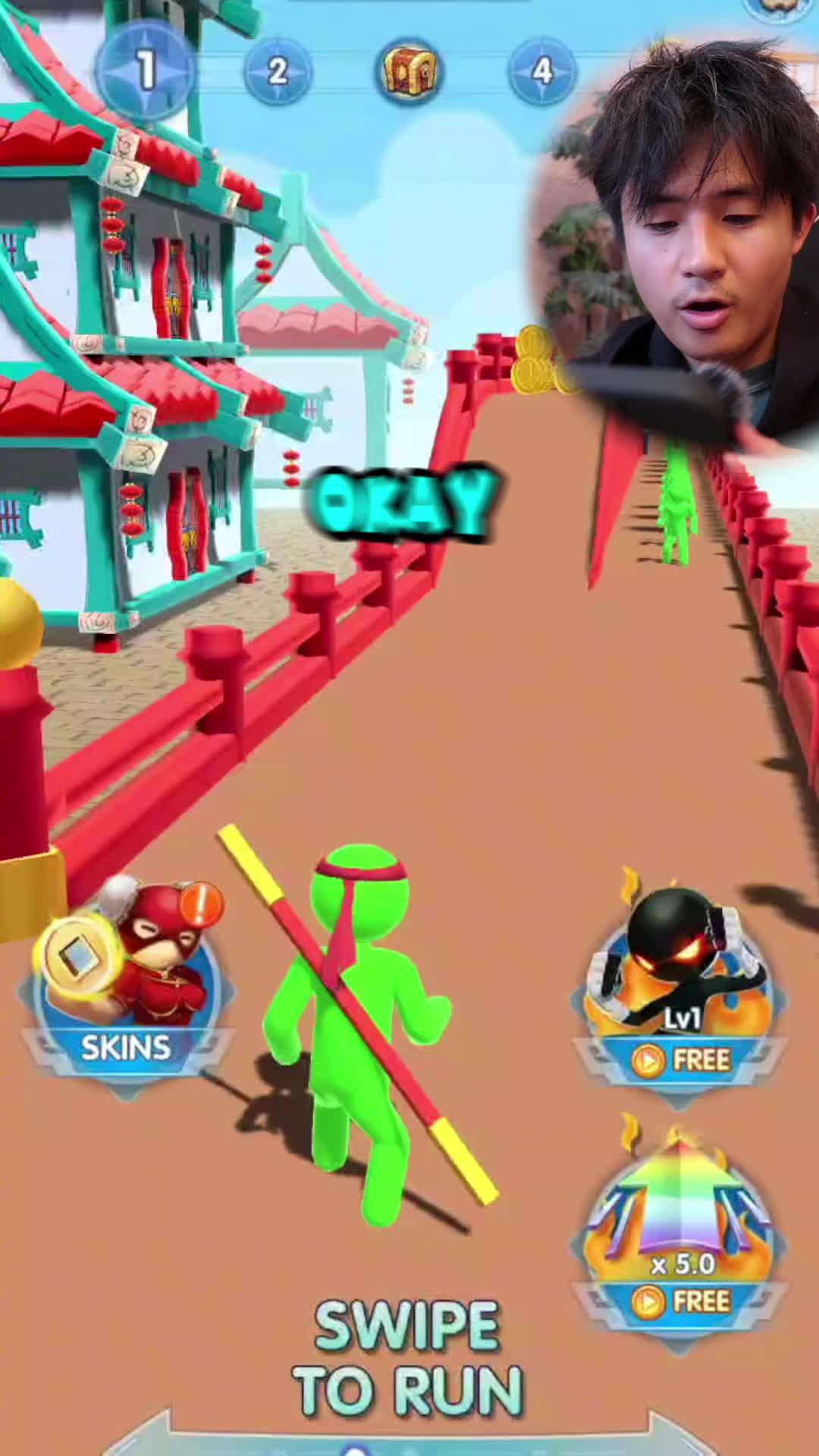 A popular parkour game