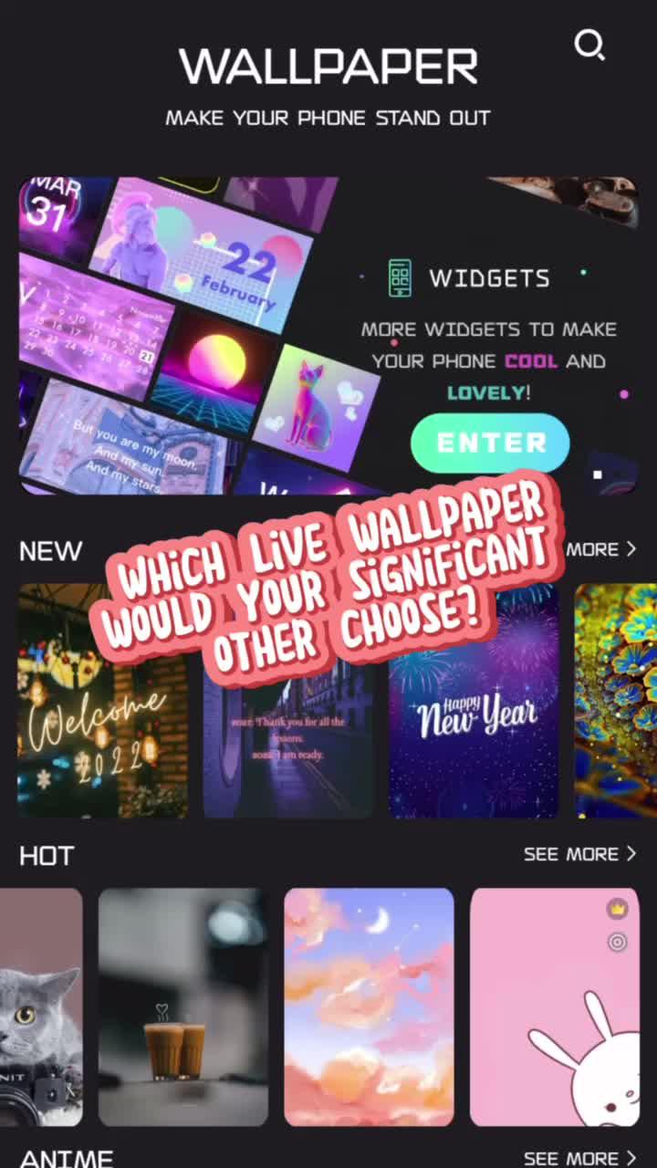 One Tap Change your Wallpaper！