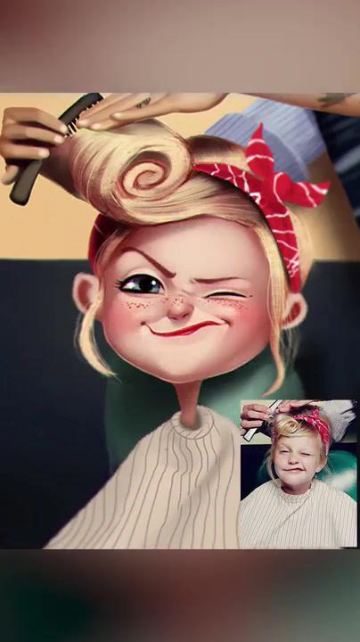 Make you into a cartoon#loopart #cartoon #camera #ios #appstore #Funny #funnyvideos