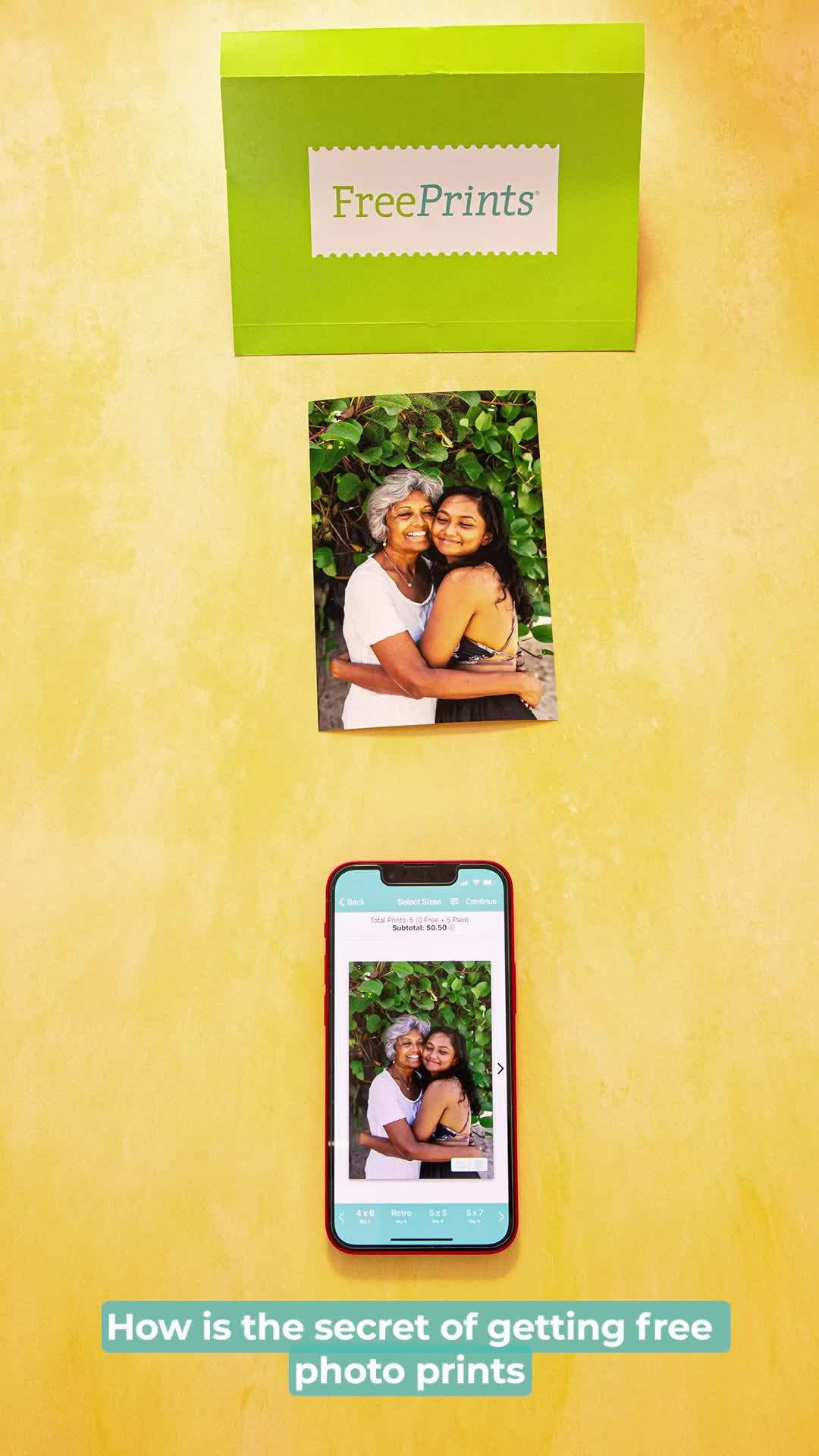 Get 15 free 4x6 prints and free shipping with code '15FREE'