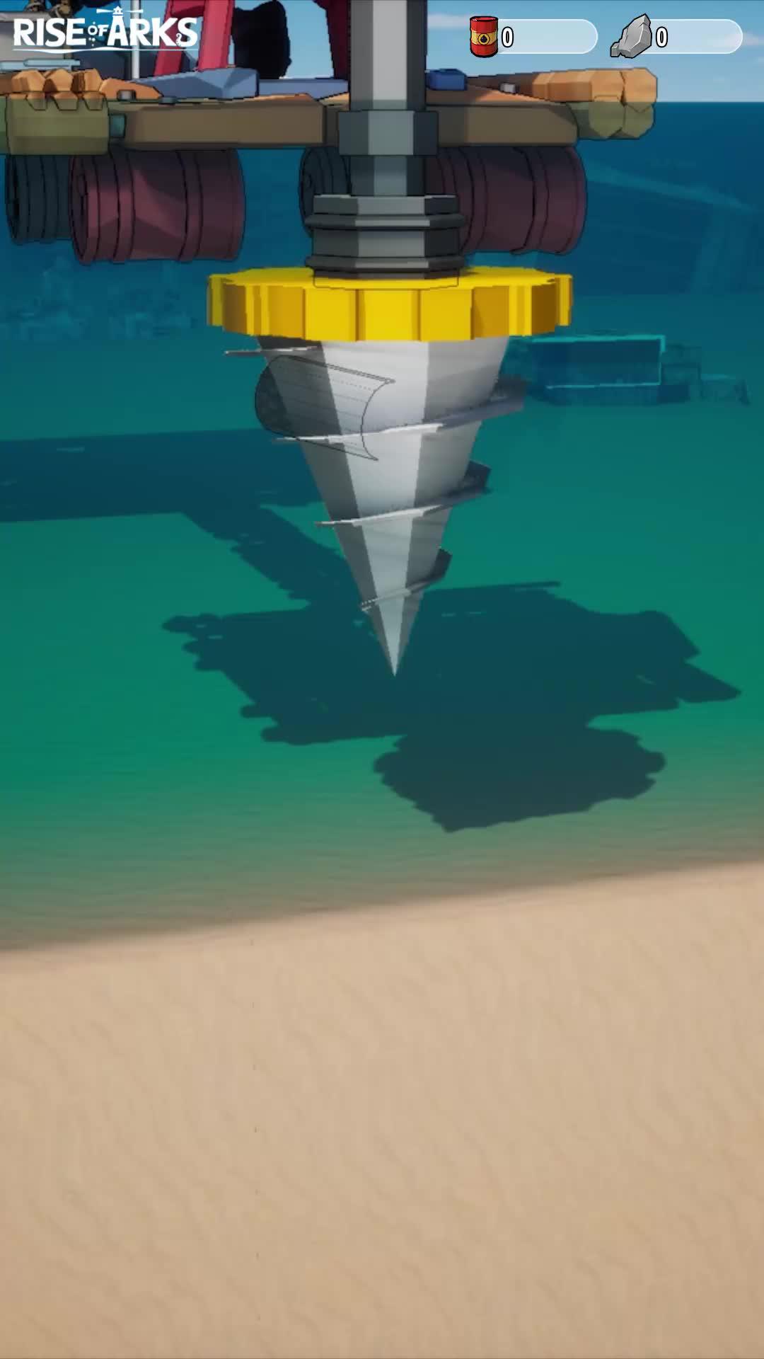 The game starts with one man and one boat. How long can you survive?