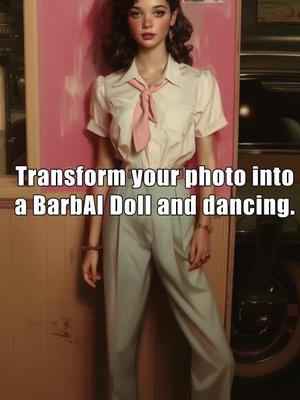 Watch the magic unfold as your photo transforms into a BarbAI Doll, dancing into the spotlight 