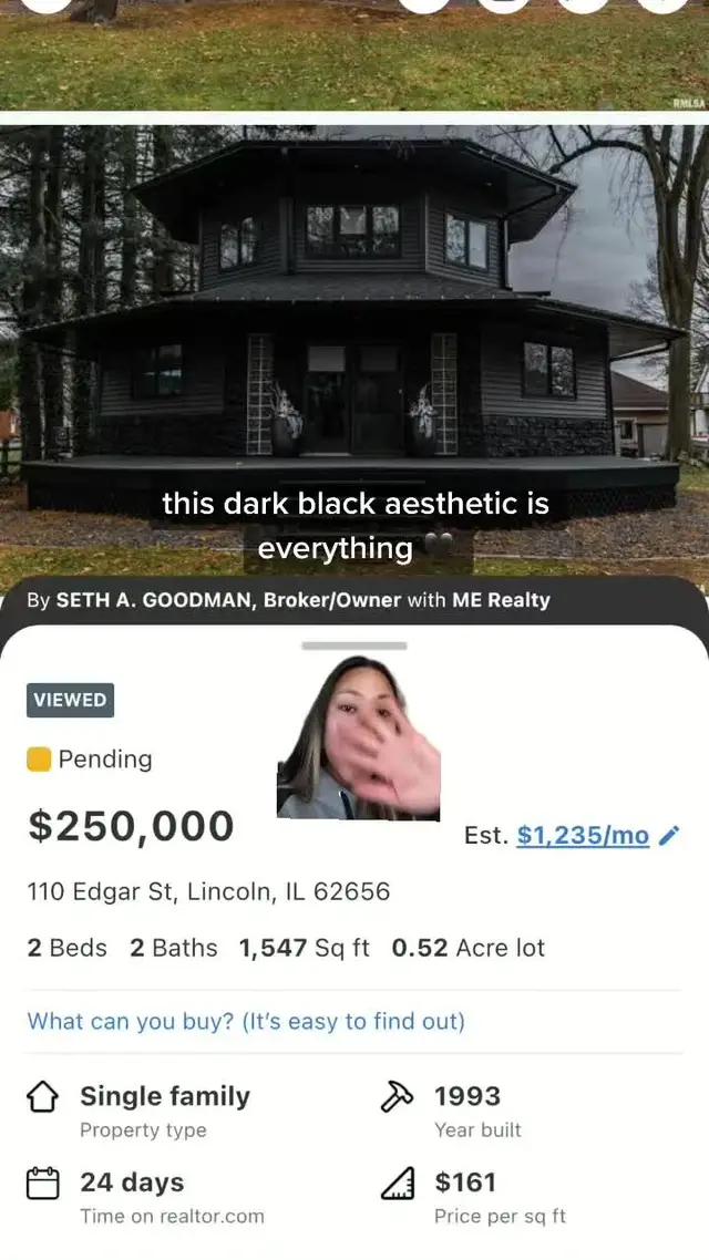 DARK, DRAMATIC, AND MOODY 🖤 #darkacademia #goth #realestate #fypシ