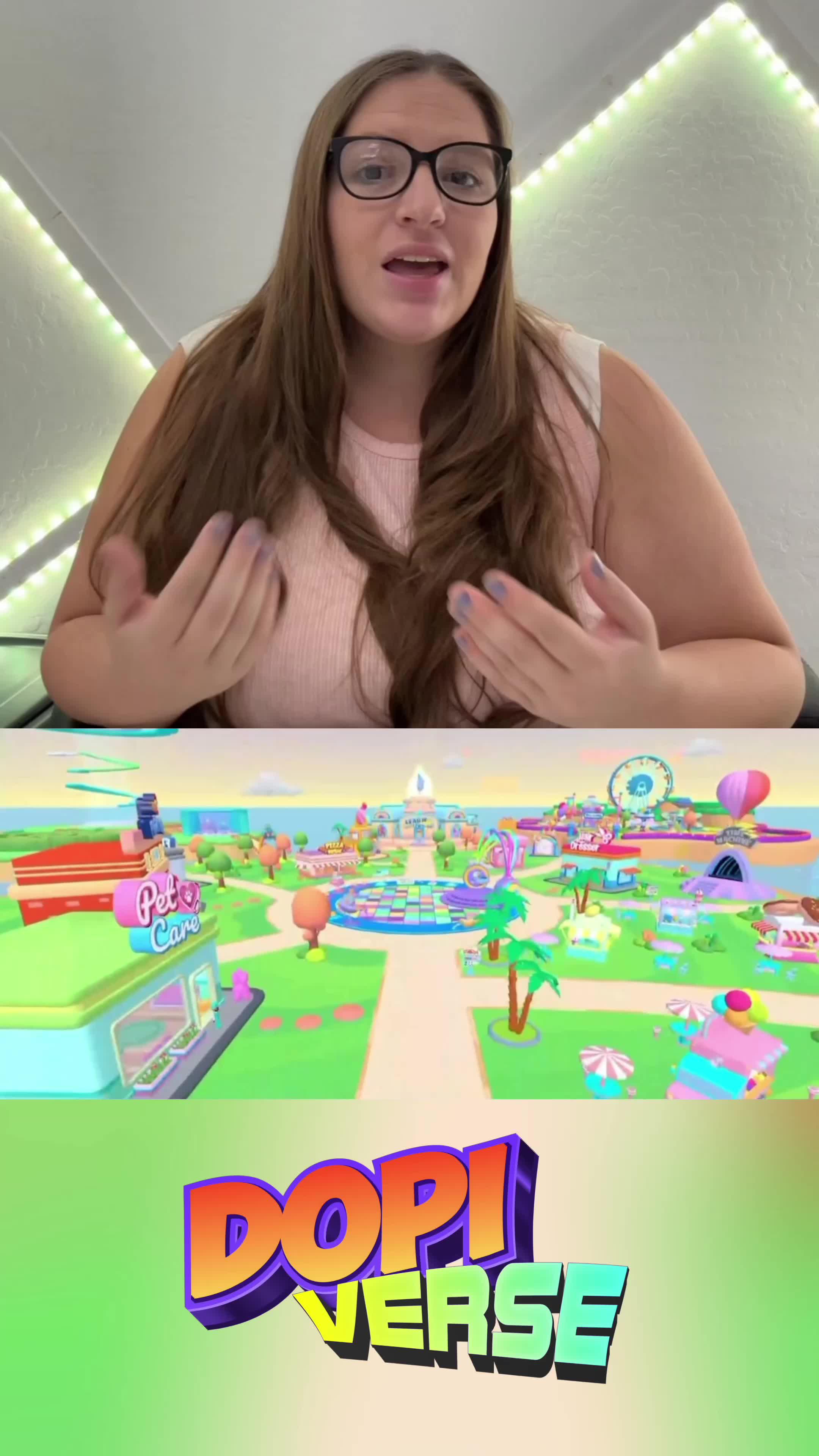 Create your avatar and dive into exciting new lands of Dopiverse filled with surprises and games