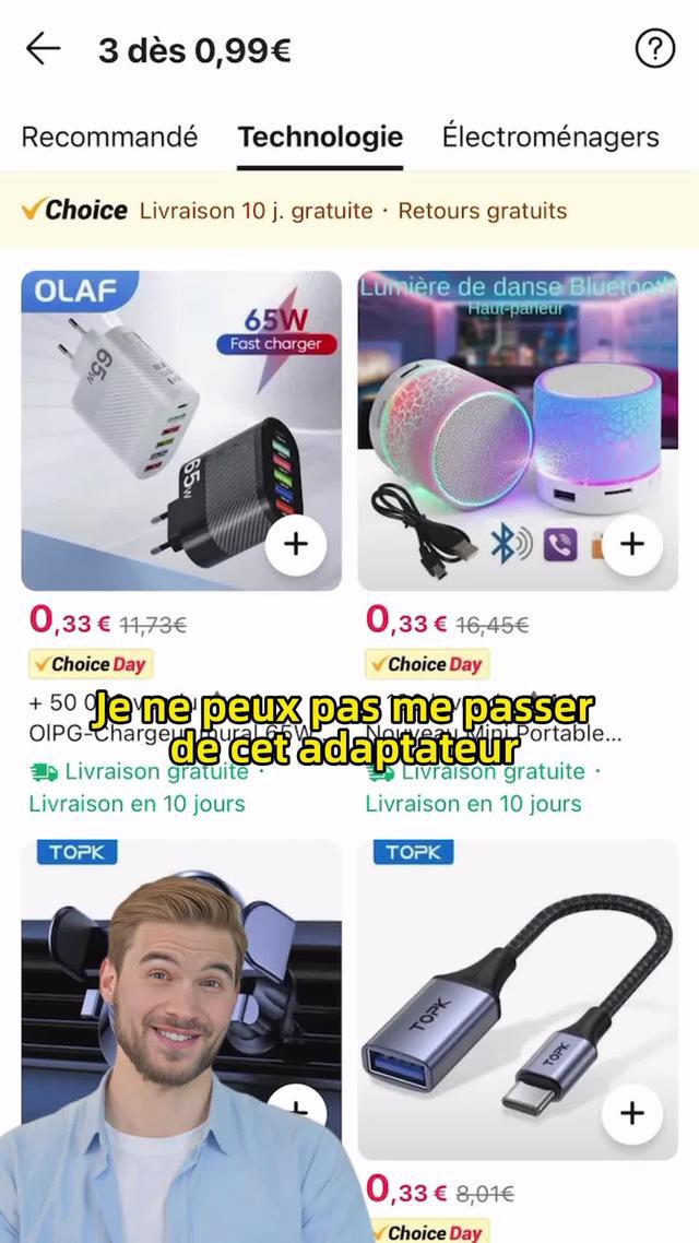 3 articles pour 0,99€