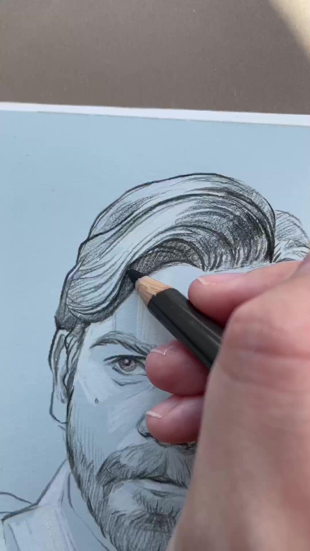 Obi-Wan Kenobi 🪐 with Sketchar app💎 #art #ObiWanKenobi #ObiWanKenobiart #ObiWanKenobiportrait #starwars #starwarsart #darthvader #babyyoda #fypart #drawing #painting #augmentedrealityart #EwanMcGregor #EwanMcGregorart