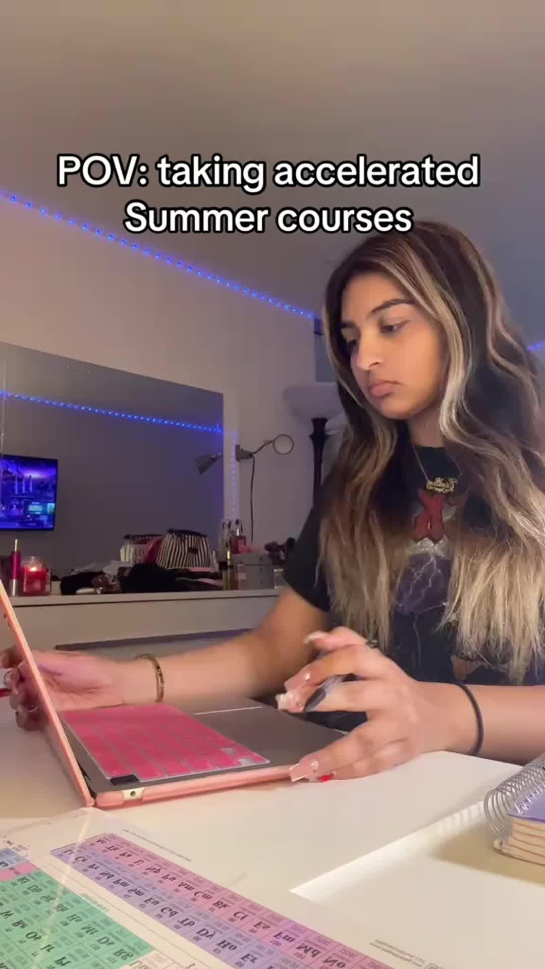 Someone：How‘s your studies going on?